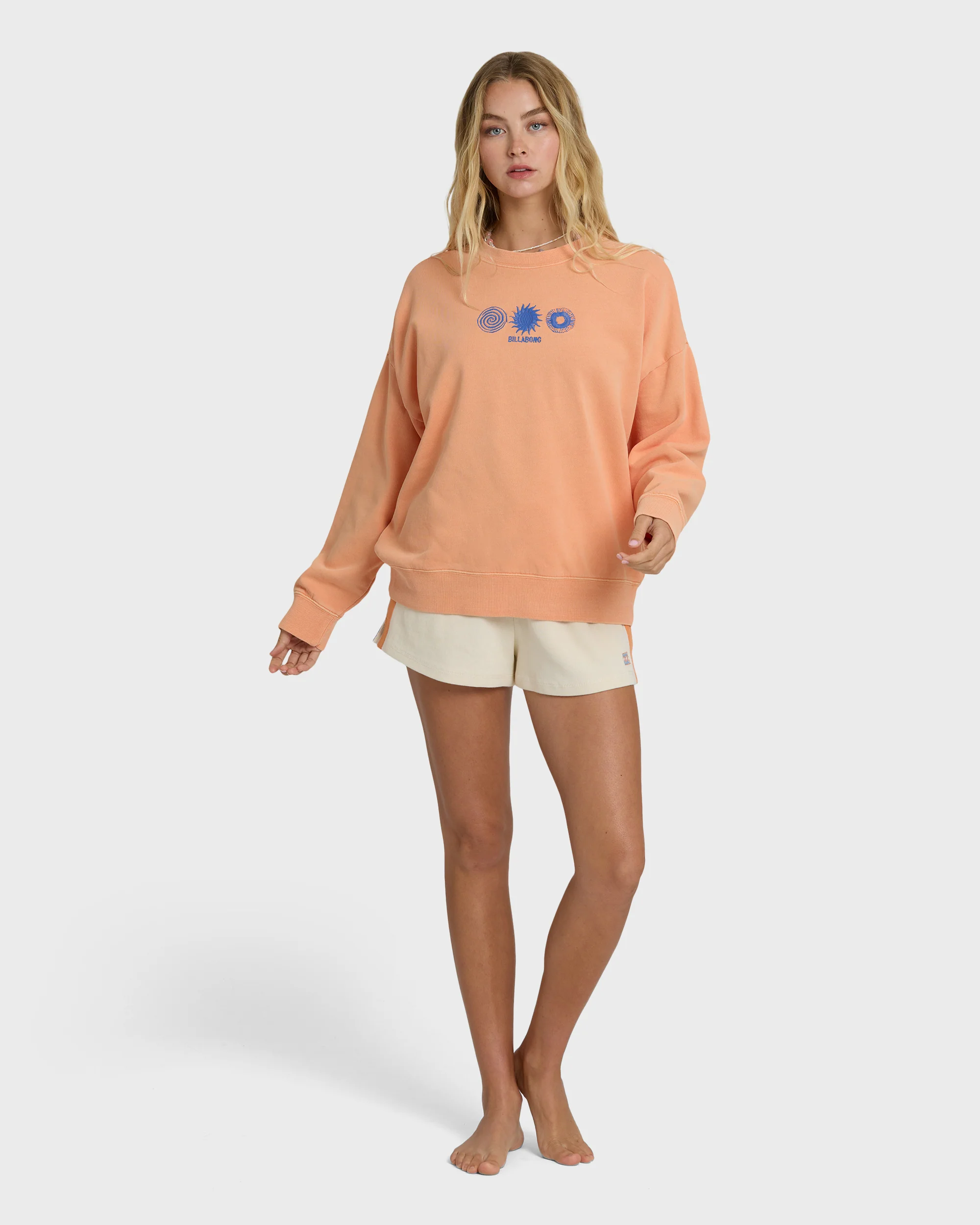 Echo Crewneck Sweatshirt - Tangerine - Image 3