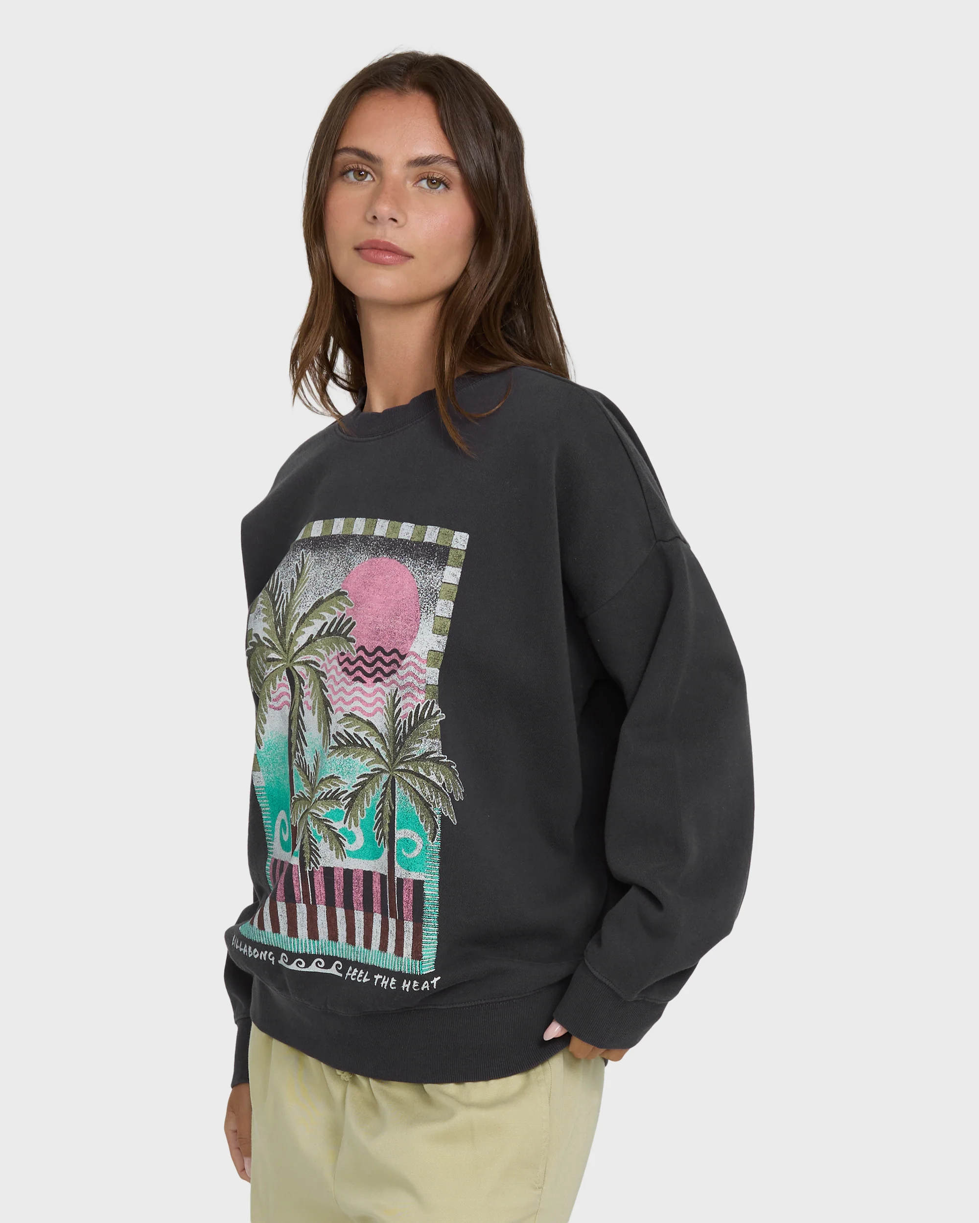 Echo Crewneck Sweatshirt - Black Sands - Image 3