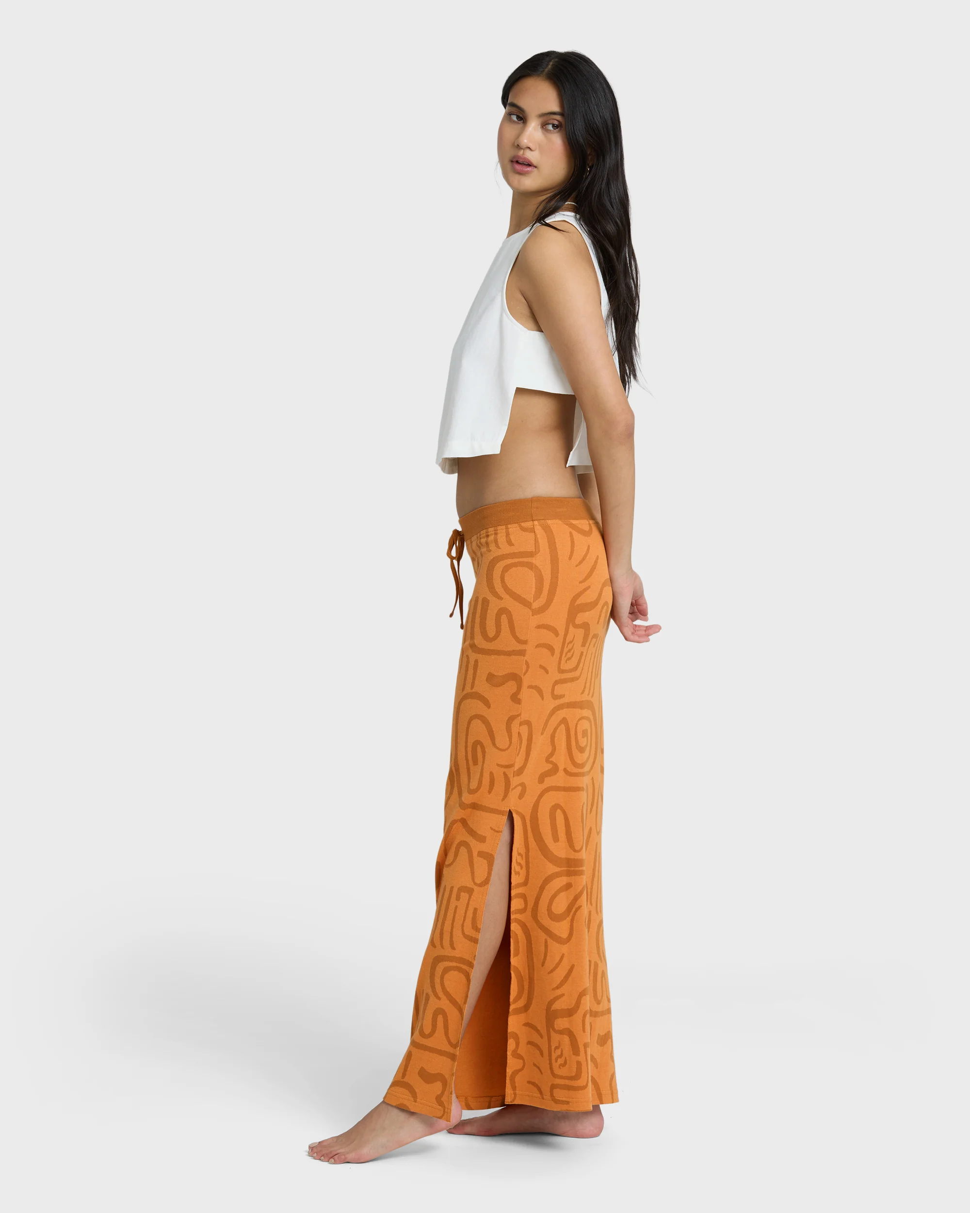 Womens Embers Knit Midi Skirt - Image 5