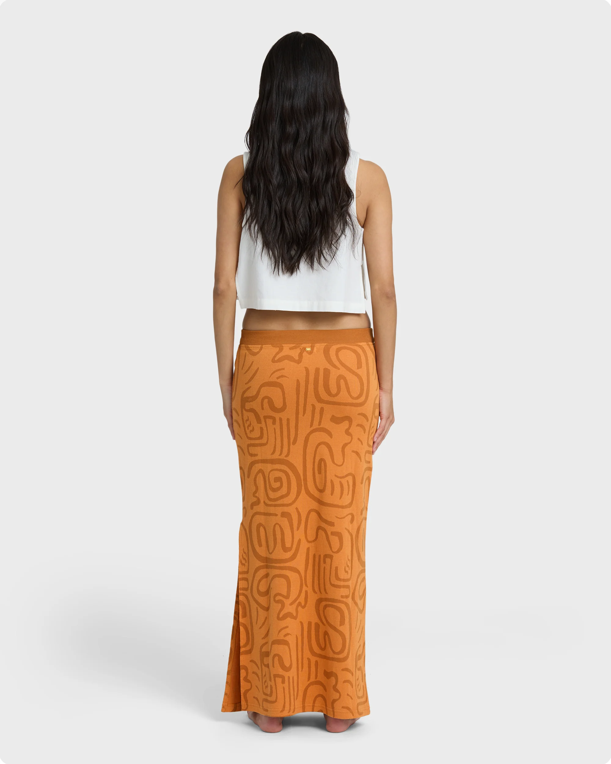 Womens Embers Knit Midi Skirt - Image 6