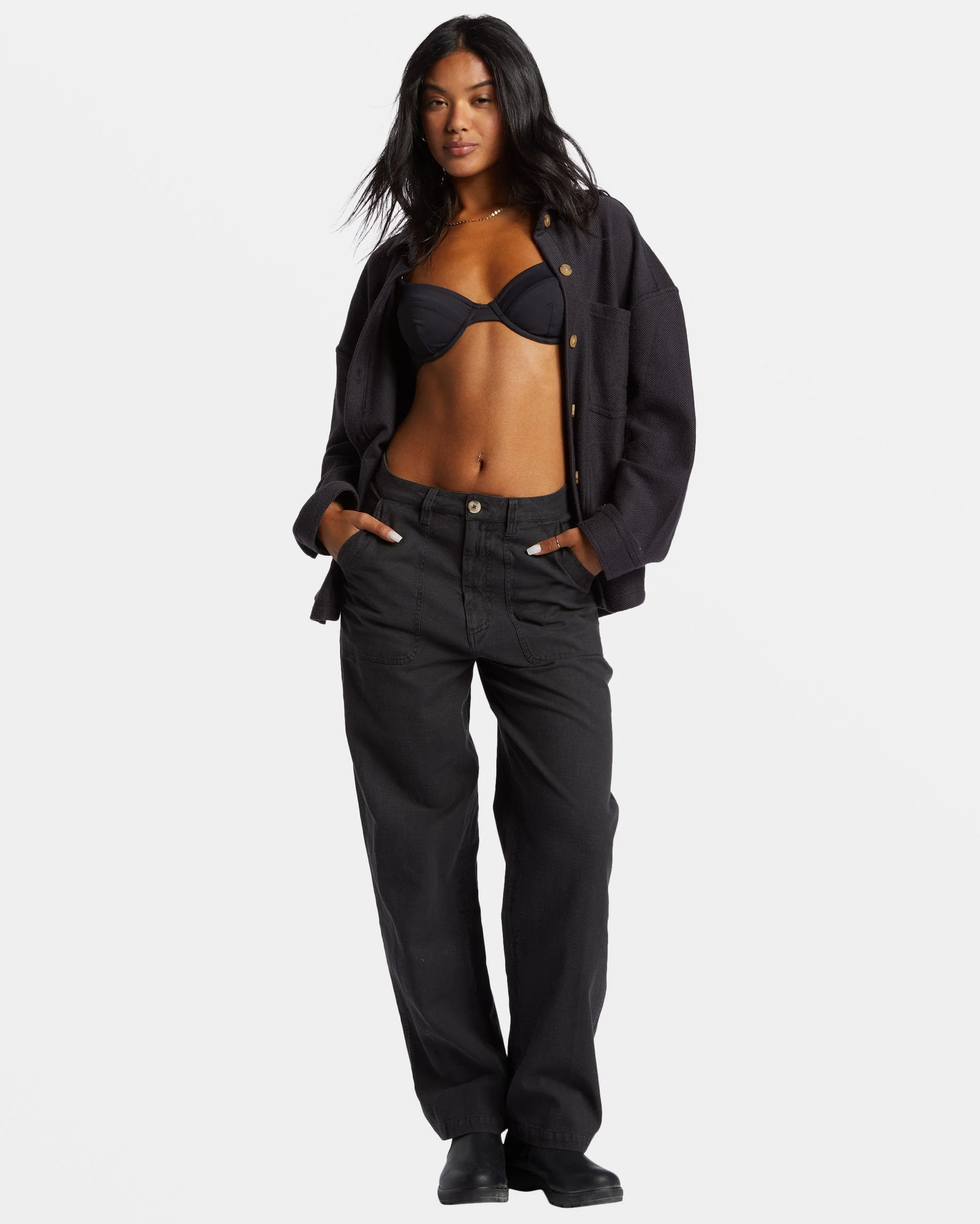 Womens Everytime Shacket - Image 3