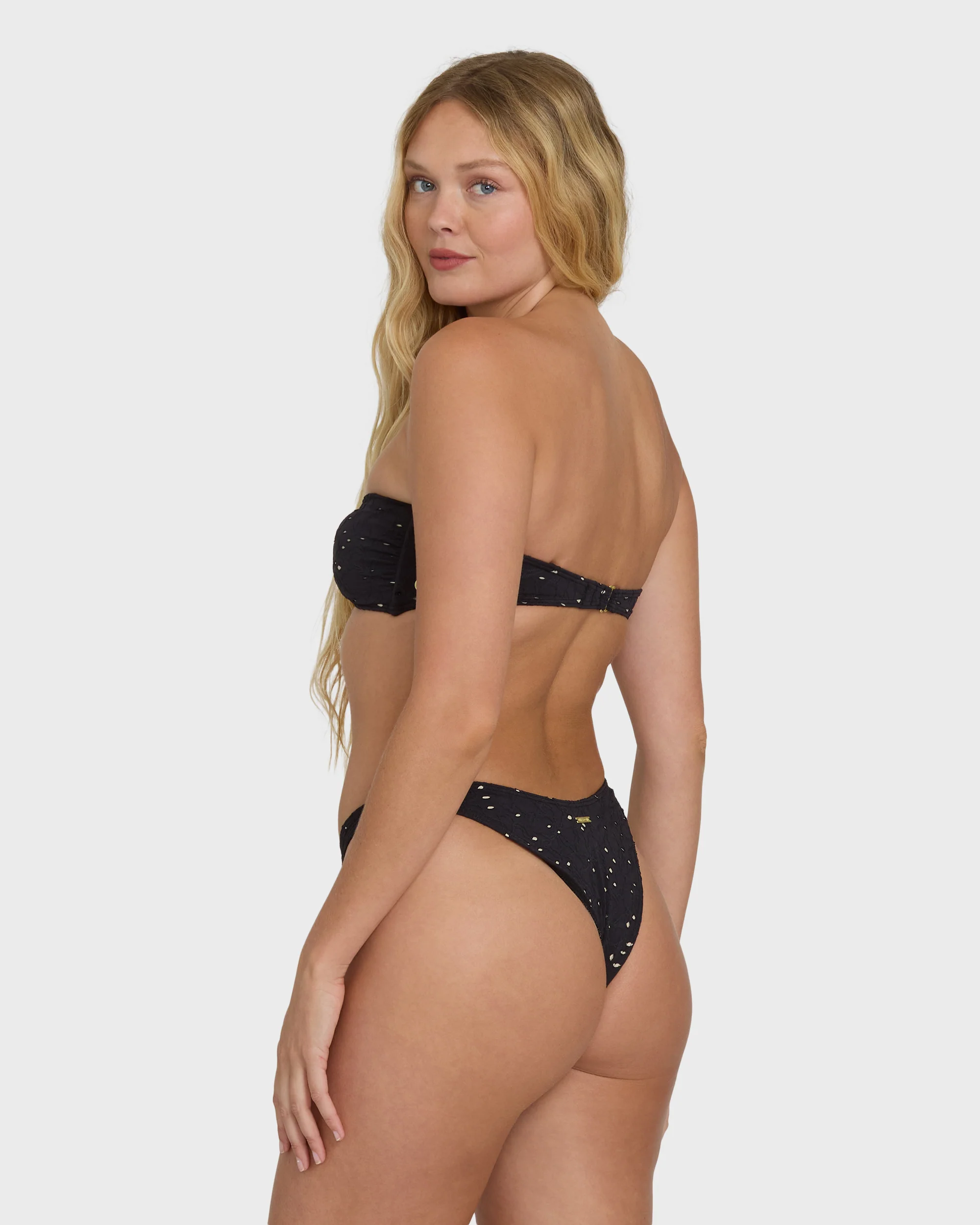 Eye On You Dippi Bikini Bottoms - Black Pebble - Image 5