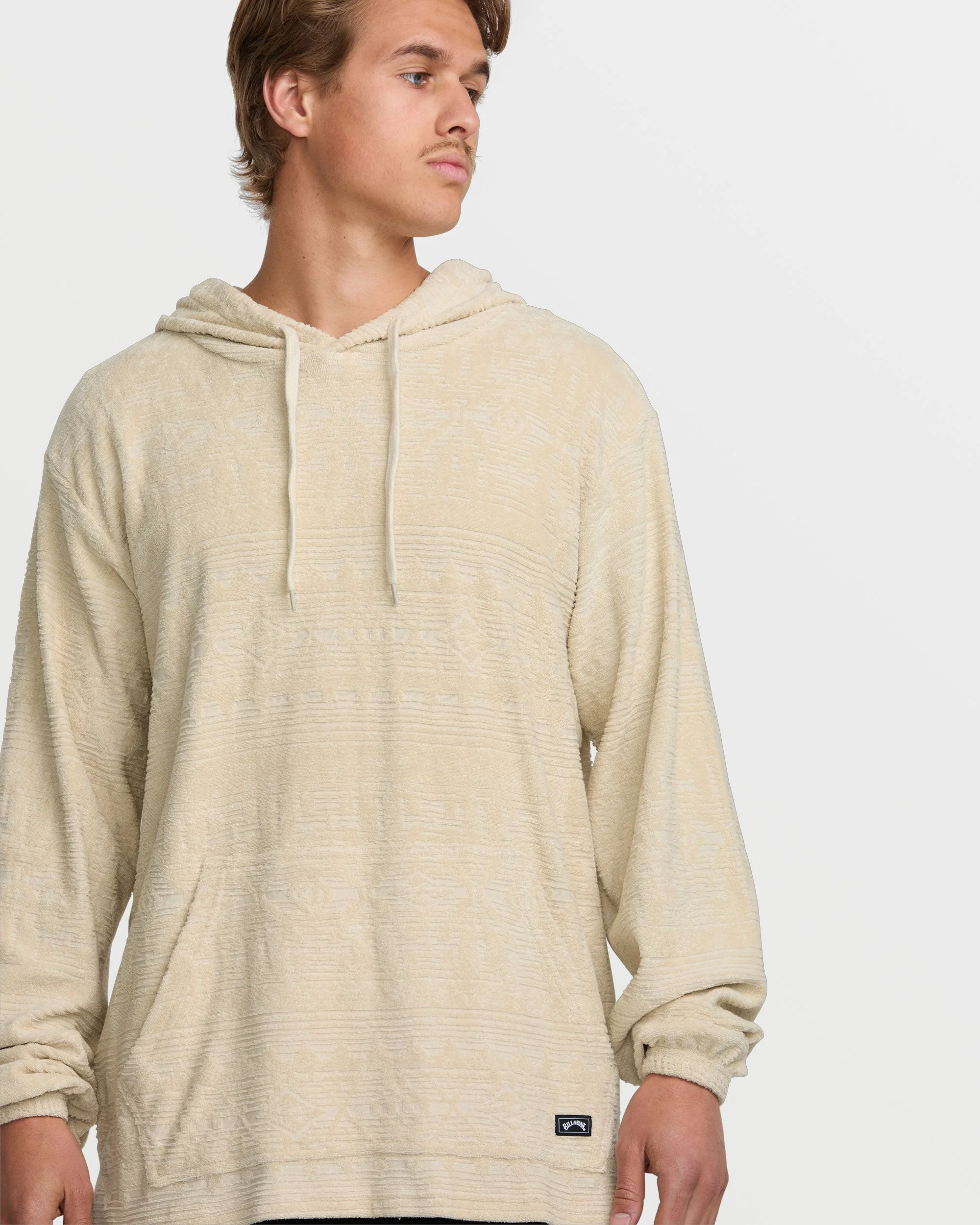Flecker Jacquard Pullover Sweatshirt - Chino - Image 4