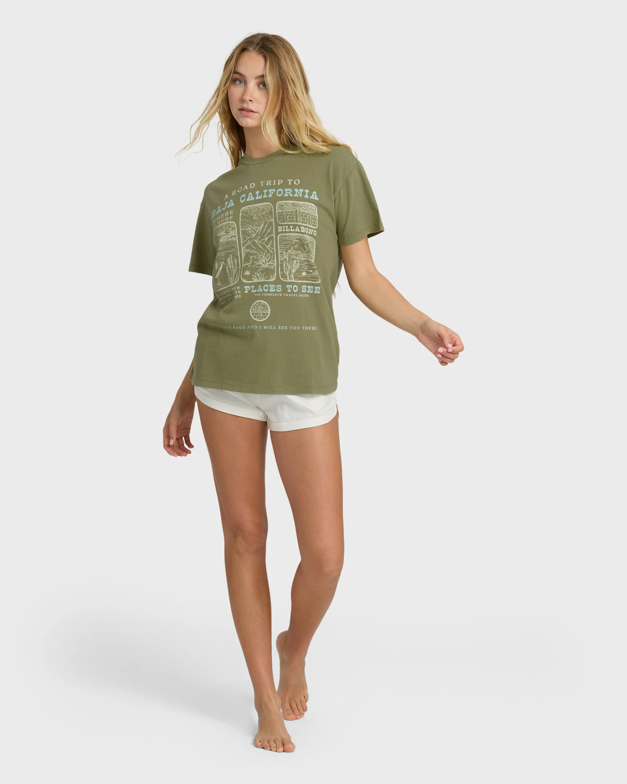 Flying To The Moon Short Sleeve T-Shirt - Dark Olive - Image 3