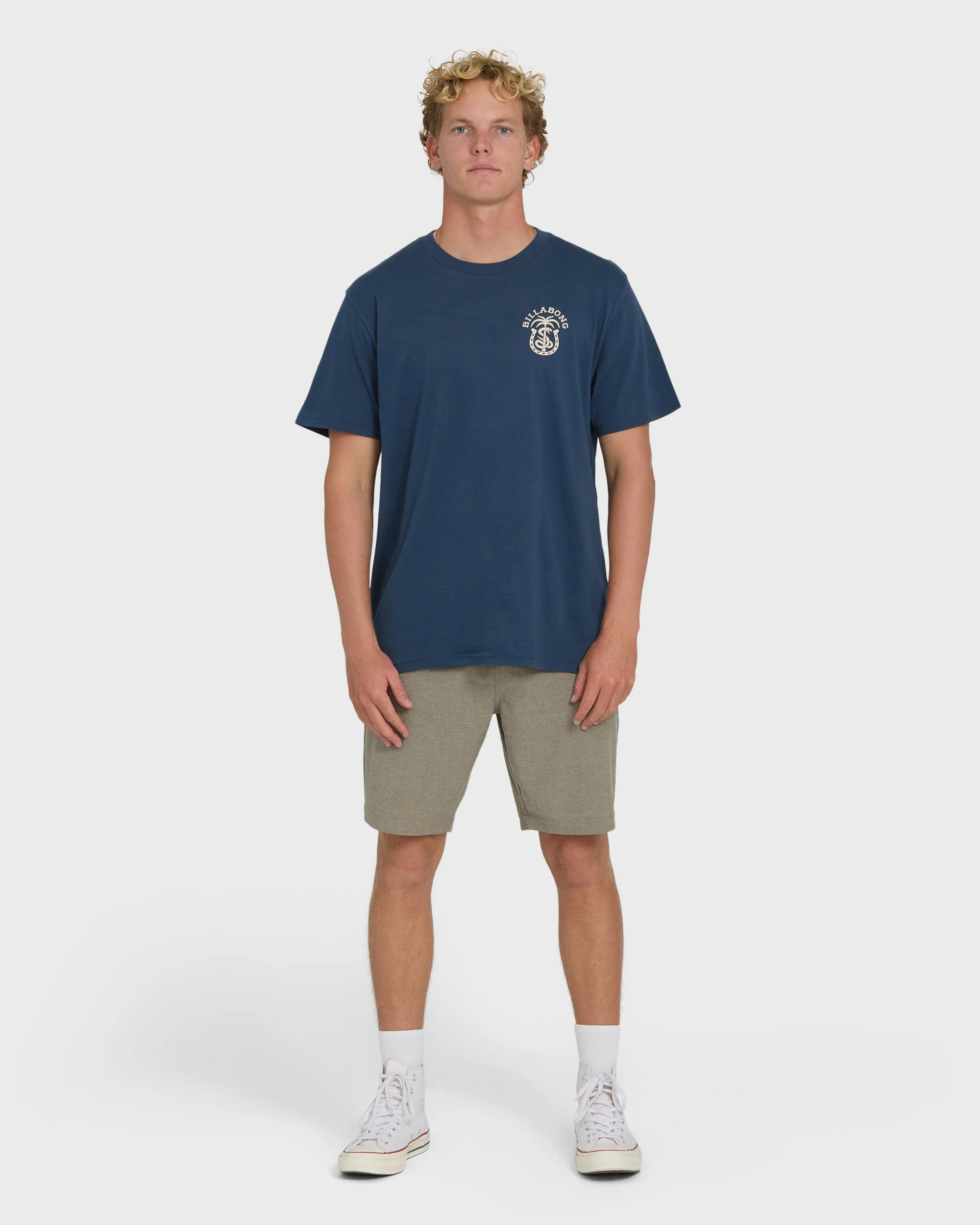 Forge Premium Short Sleeve Cotton T-Shirt - Dark Denim - Image 4