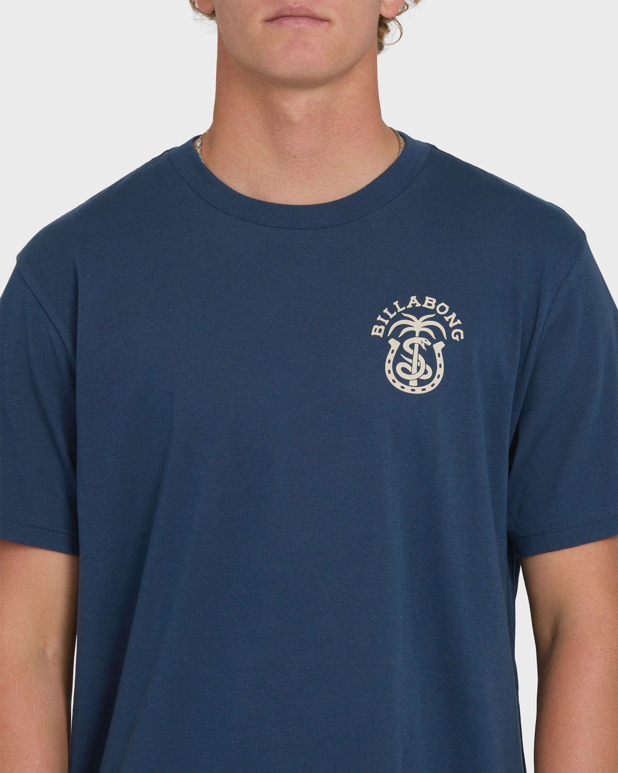 Forge Premium Short Sleeve Cotton T-Shirt - Dark Denim - Image 5