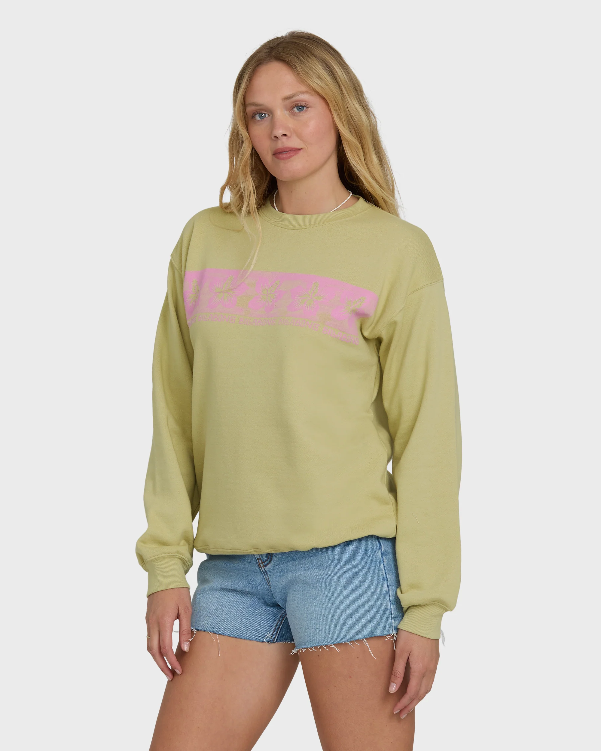 Giving Shade Crewneck Sweatshirt - Cactus - Image 3