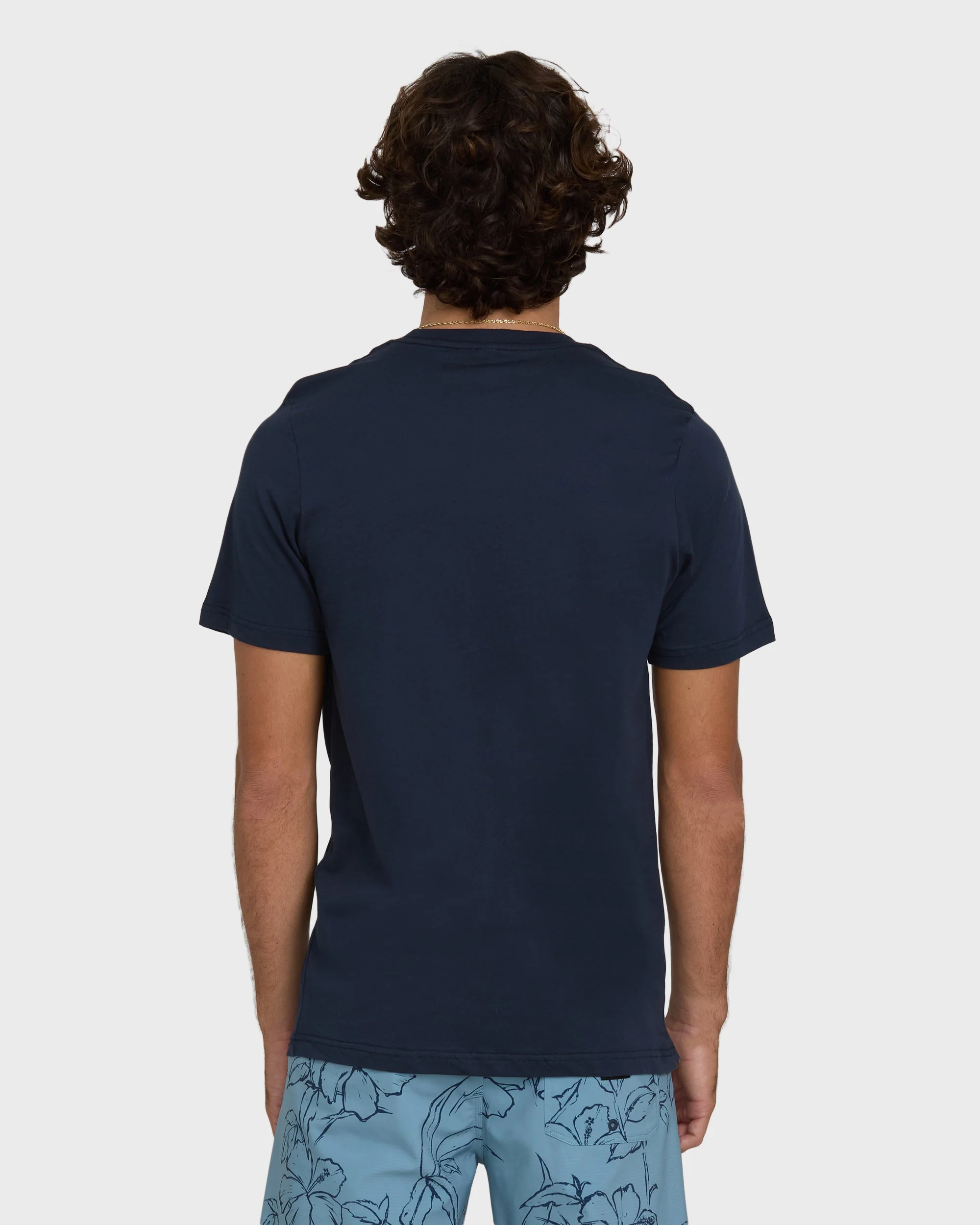 Haleiwa Palm Short Sleeve T-Shirt - Navy - Image 2