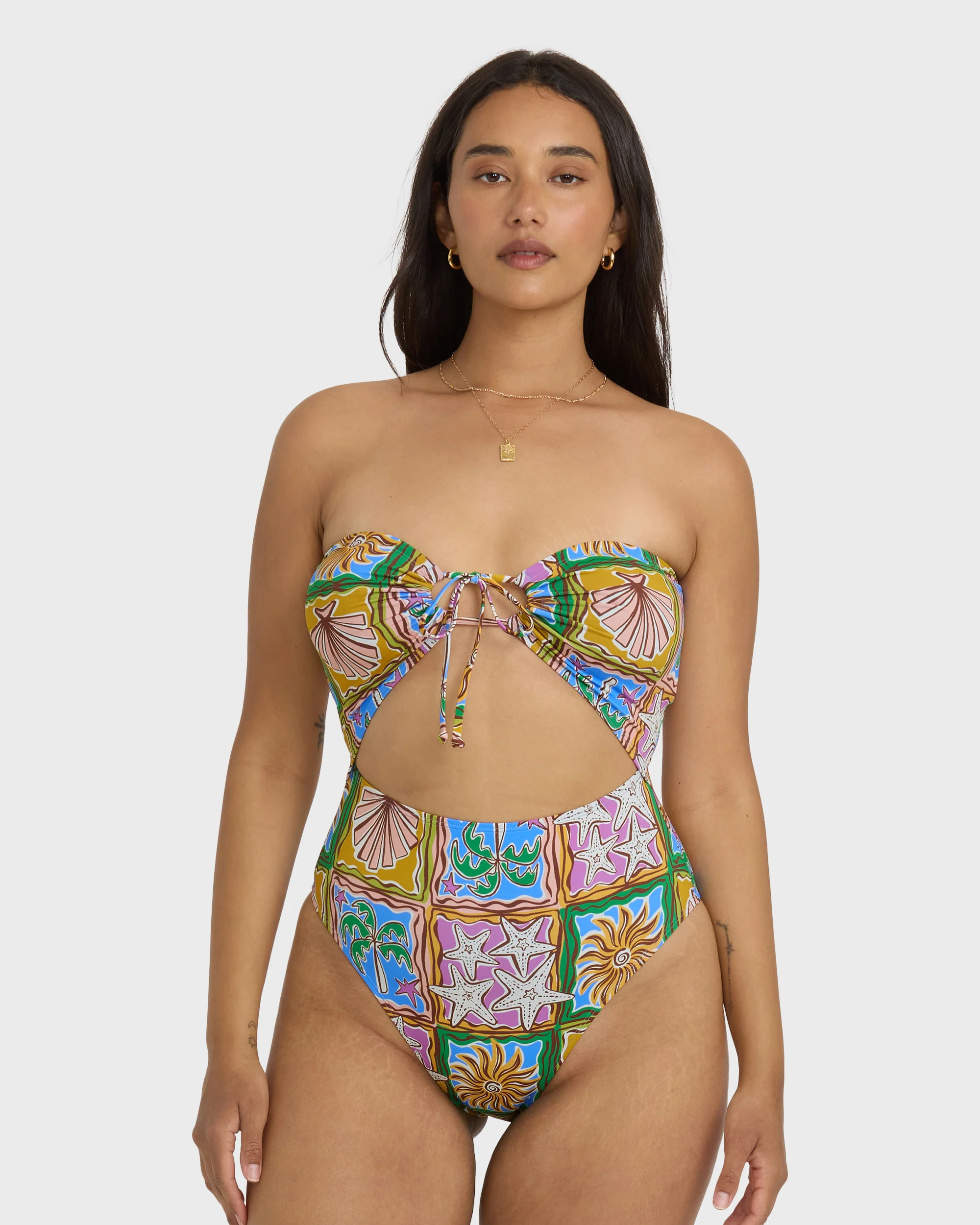 Heat Dream Andrew Hi One-piece Swimsuit - Multi - Image 7