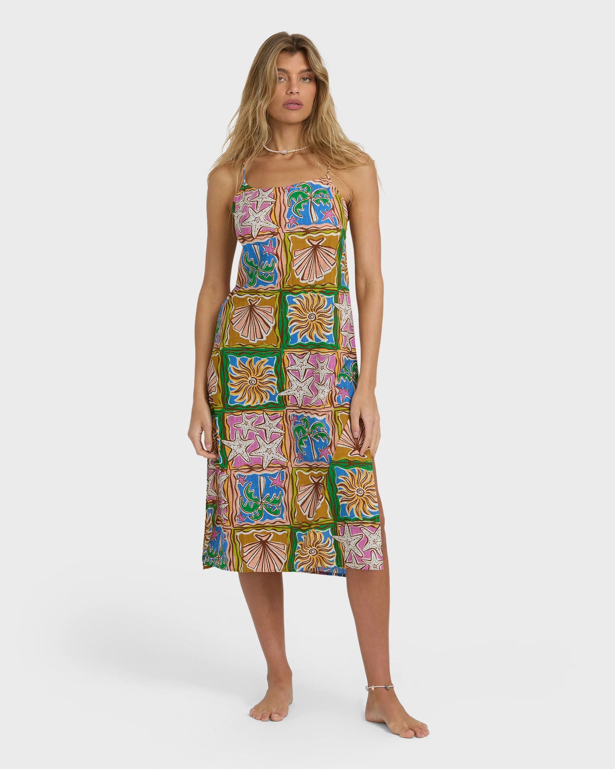 Womens Heat Dream Midi Dress - Image 4