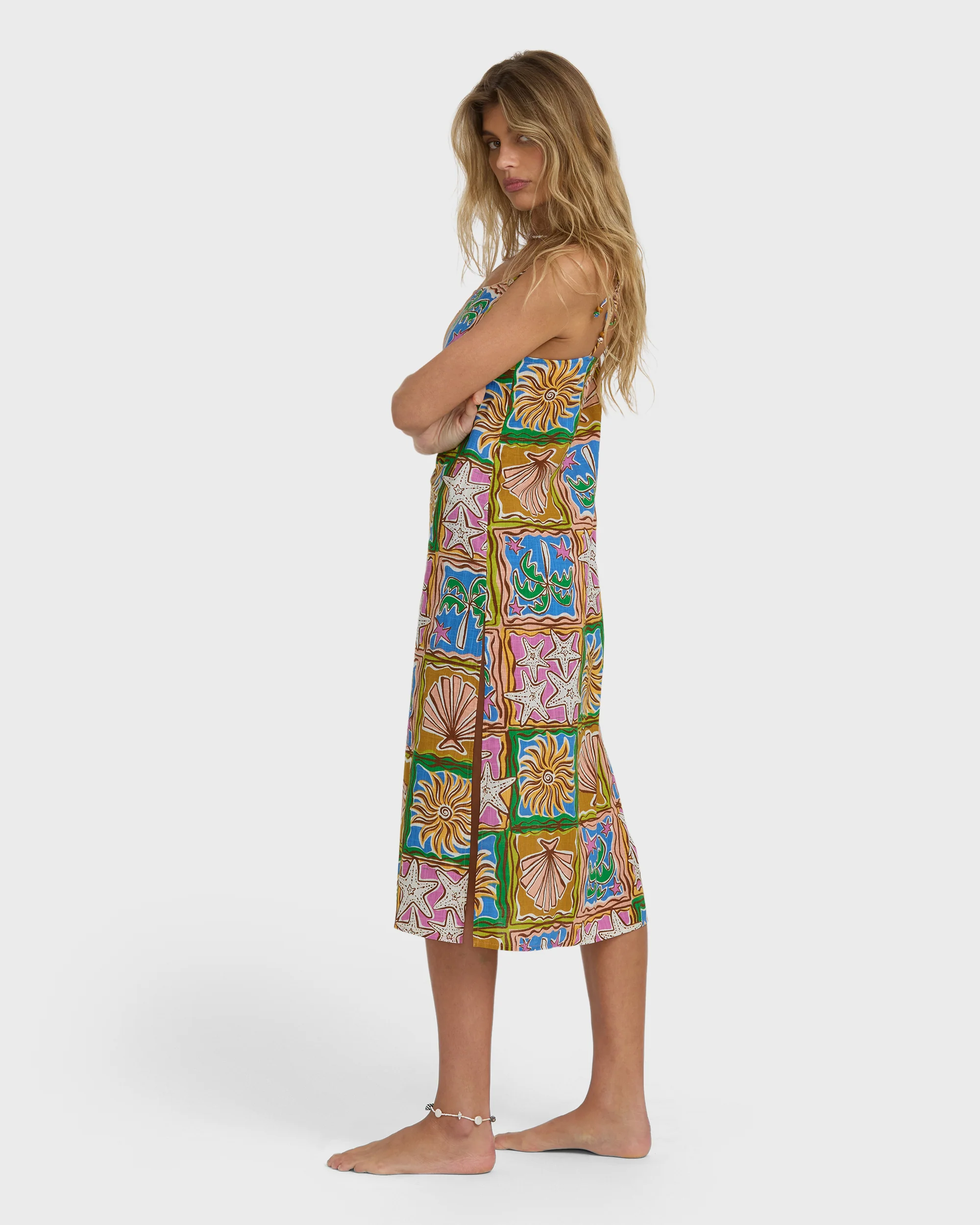 Womens Heat Dream Midi Dress - Image 6
