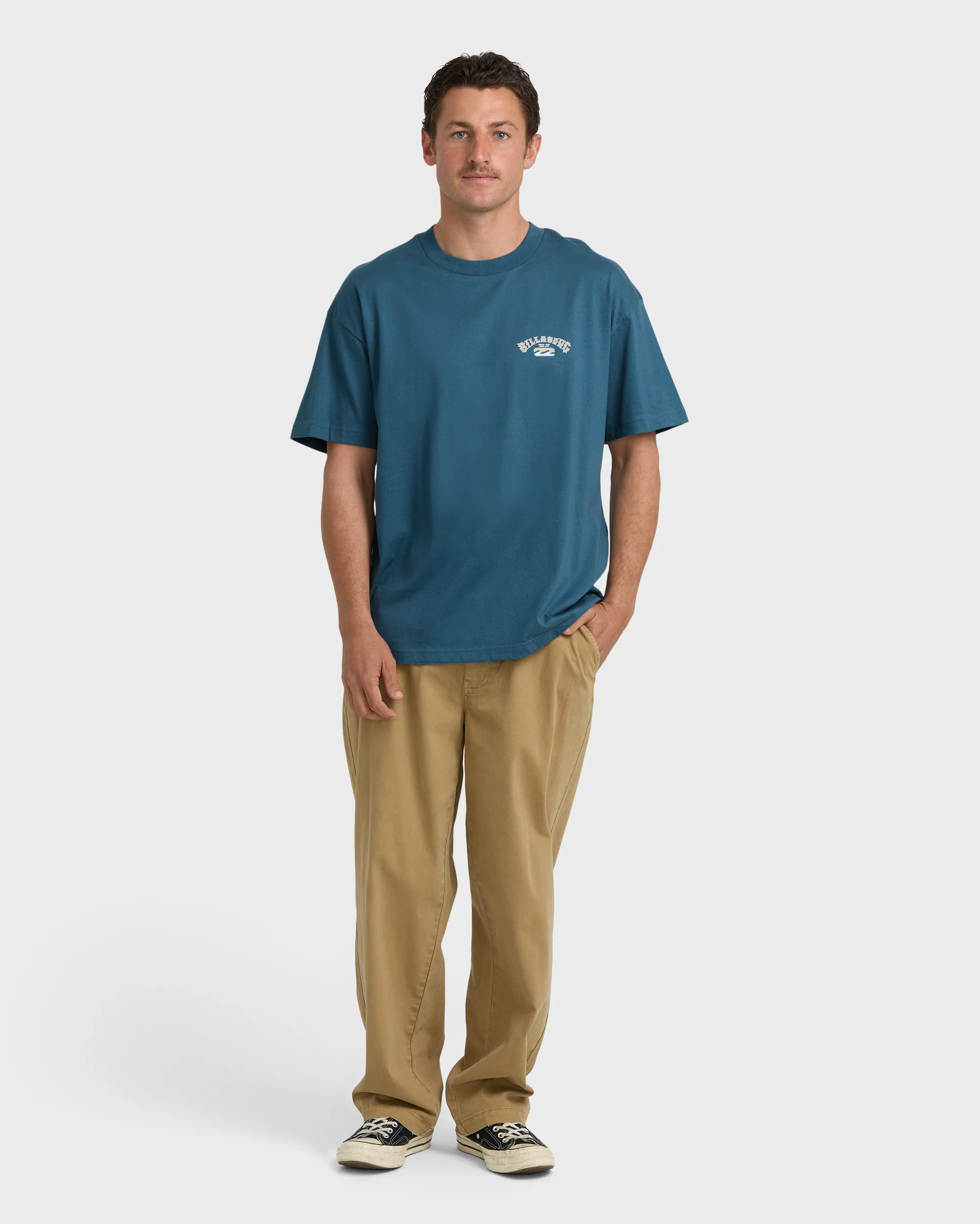 Heritage Arch OG Short Sleeve T-Shirt - Real Teal - Image 3