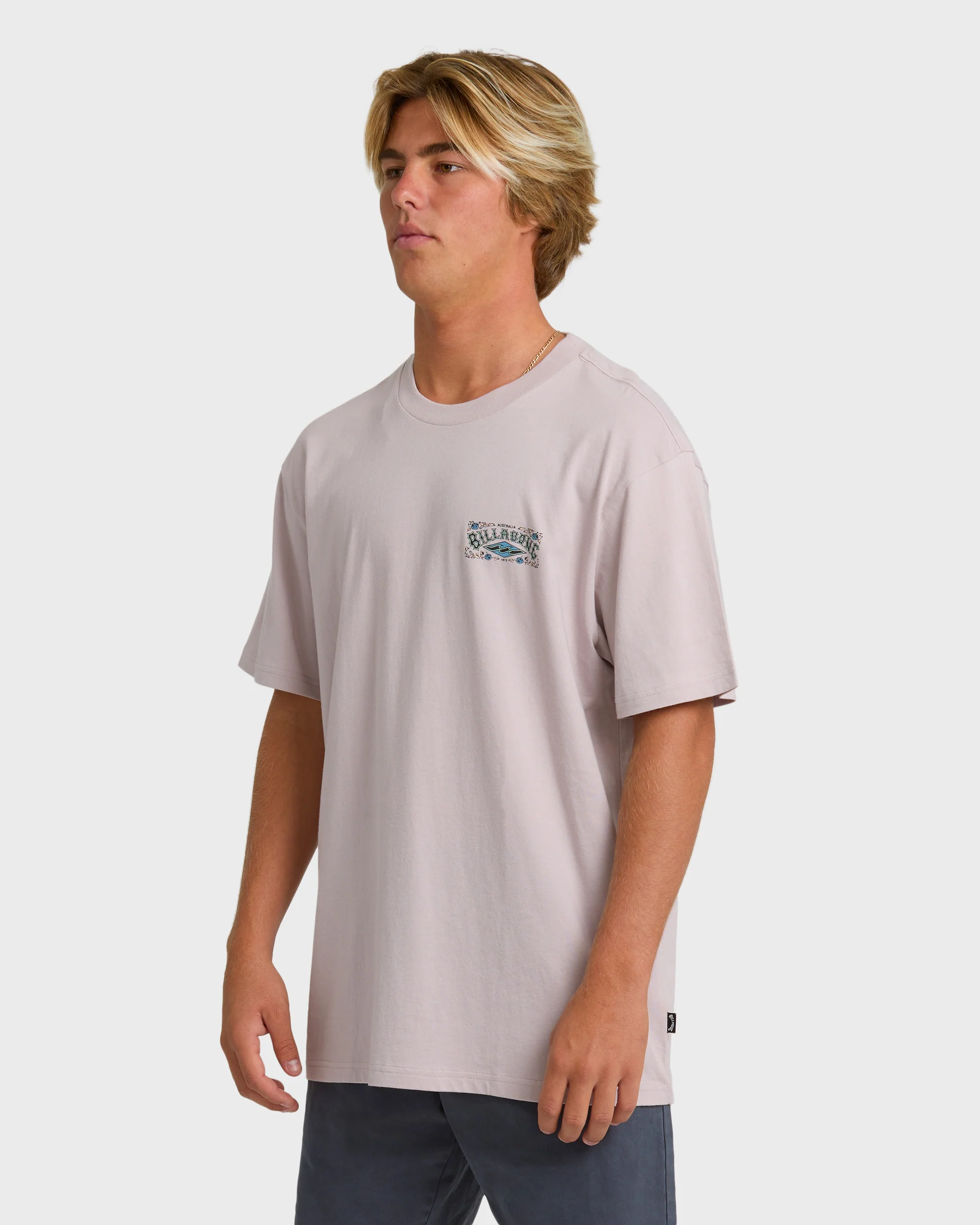 Heritage Arch Premium Short Sleeve T-Shirt - Dusty Purple - Image 4