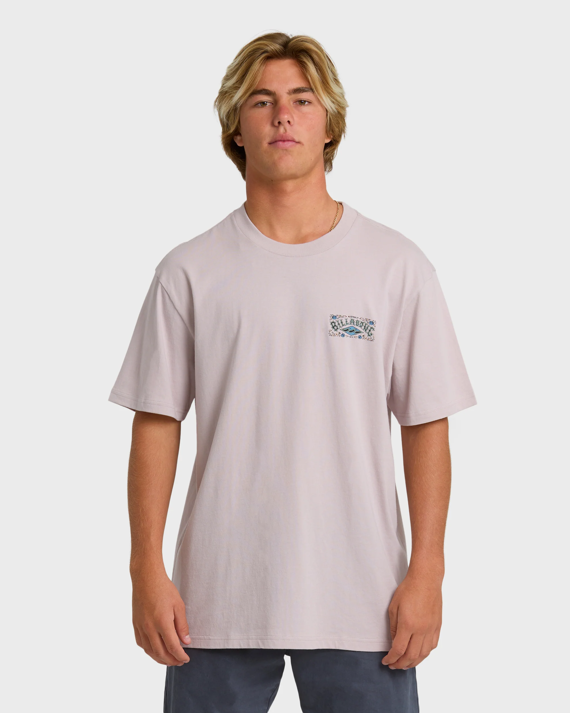 Heritage Arch Premium Short Sleeve T-Shirt - Dusty Purple - Image 5