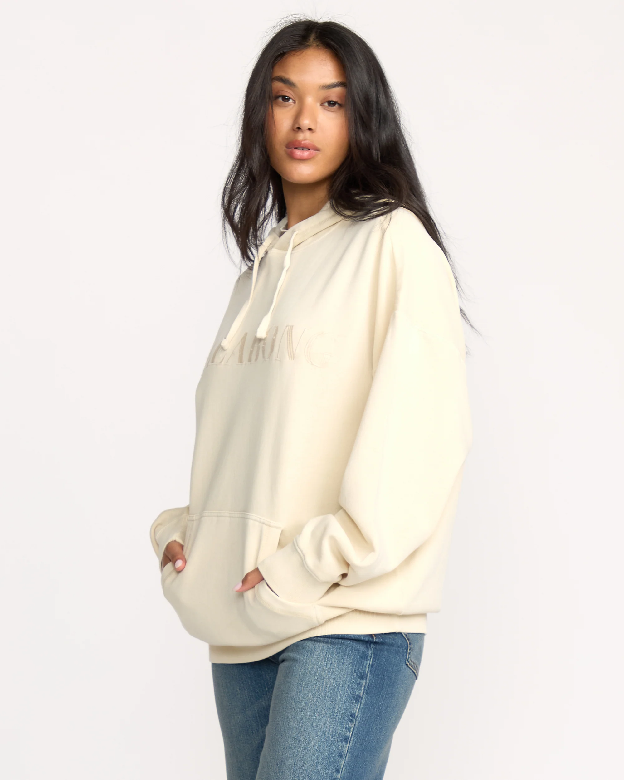 Hi Tide Dip Hoodie - Whitecap - Image 4