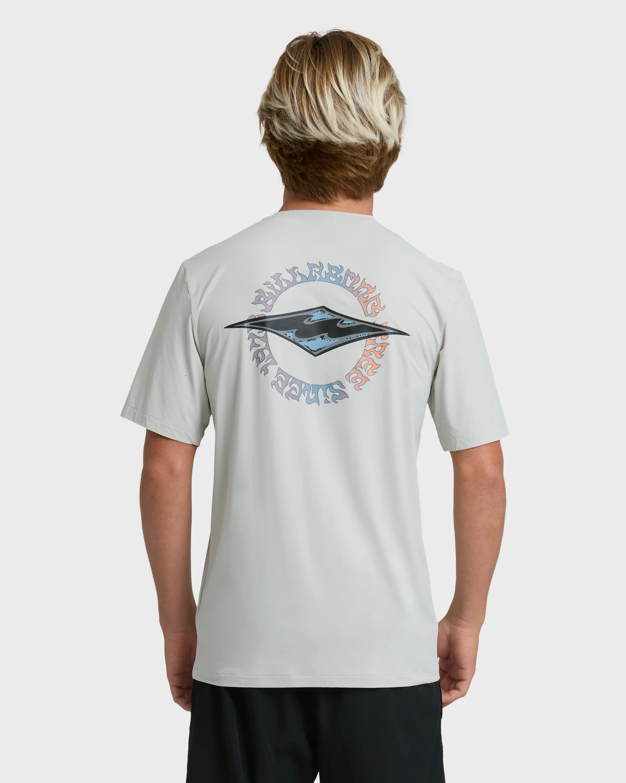 Mens Hollow Diamond Loose Fit Rash Vest - Image 2