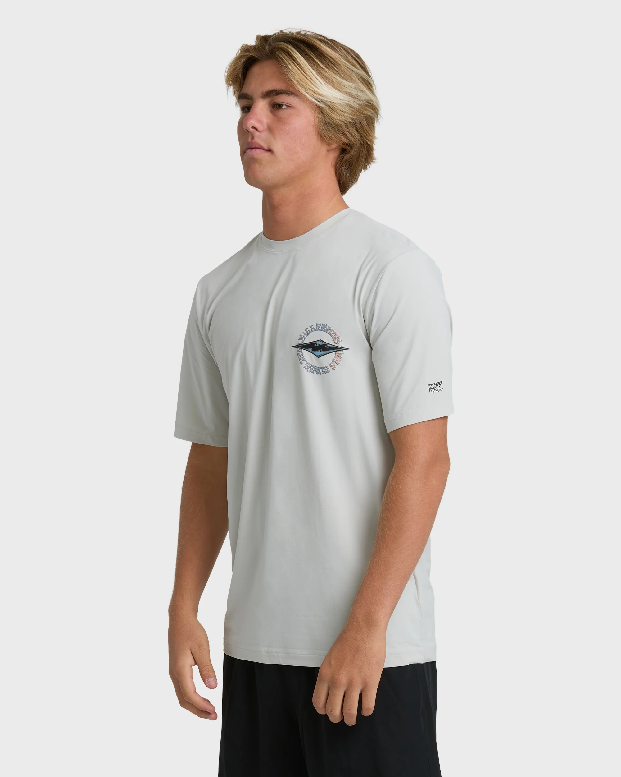 Mens Hollow Diamond Loose Fit Rash Vest - Image 3