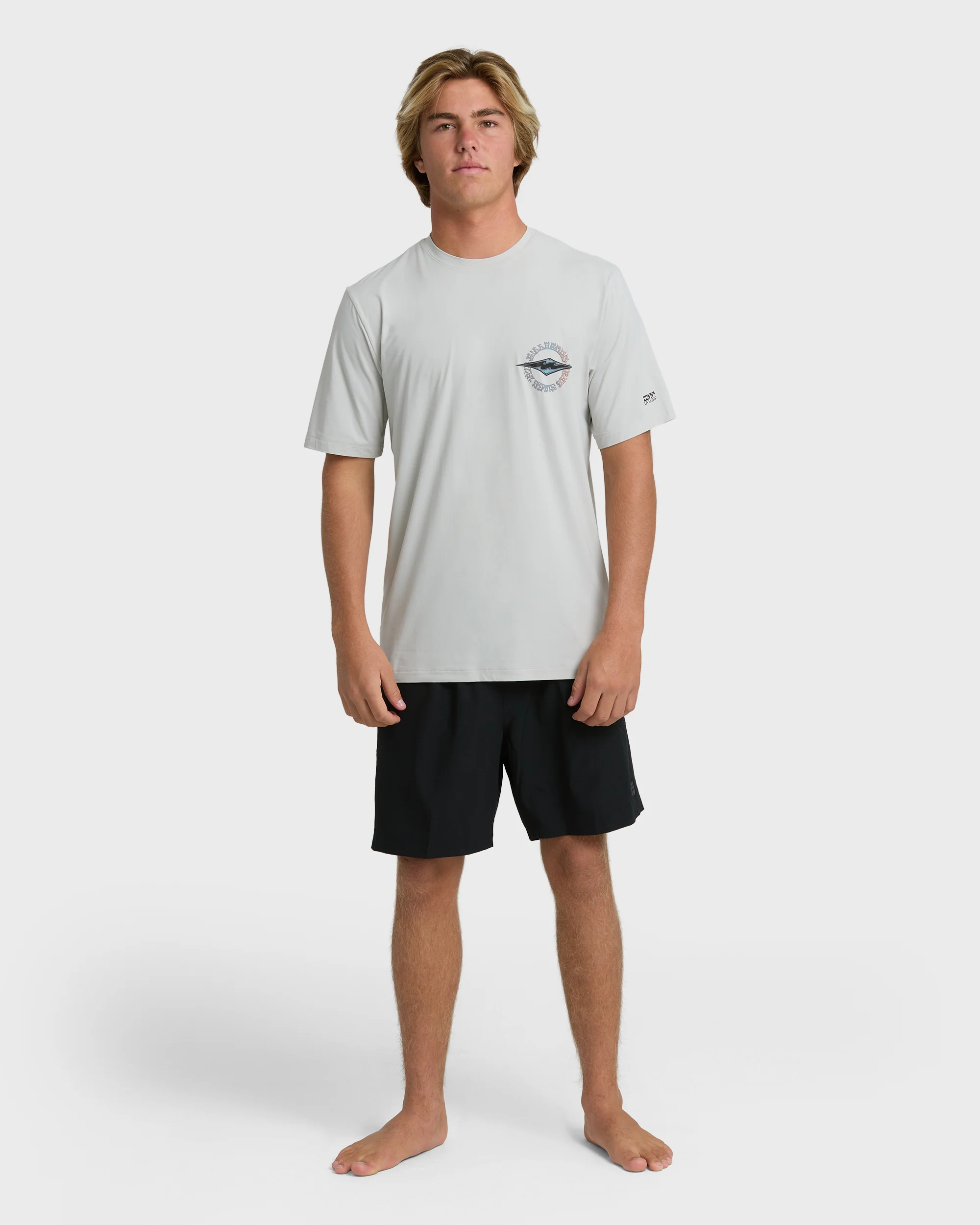 Mens Hollow Diamond Loose Fit Rash Vest - Image 4