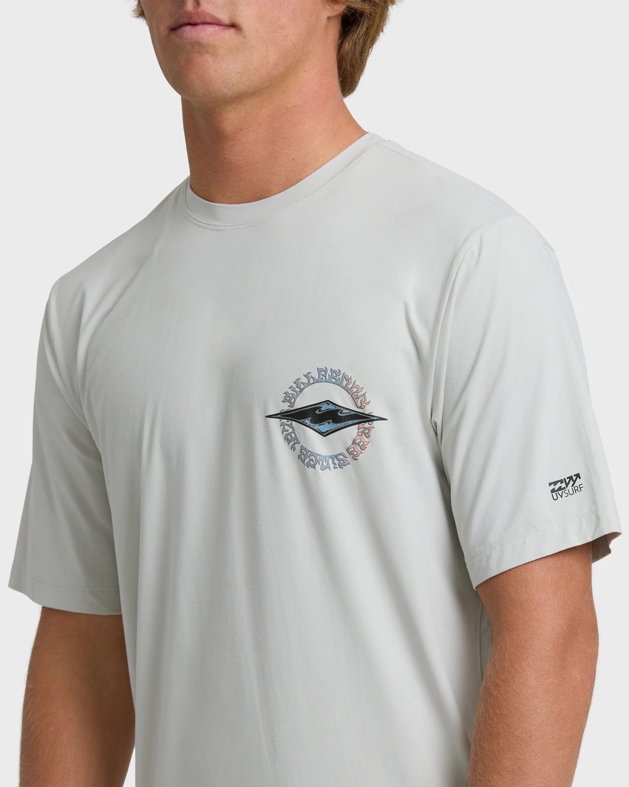 Mens Hollow Diamond Loose Fit Rash Vest - Image 5
