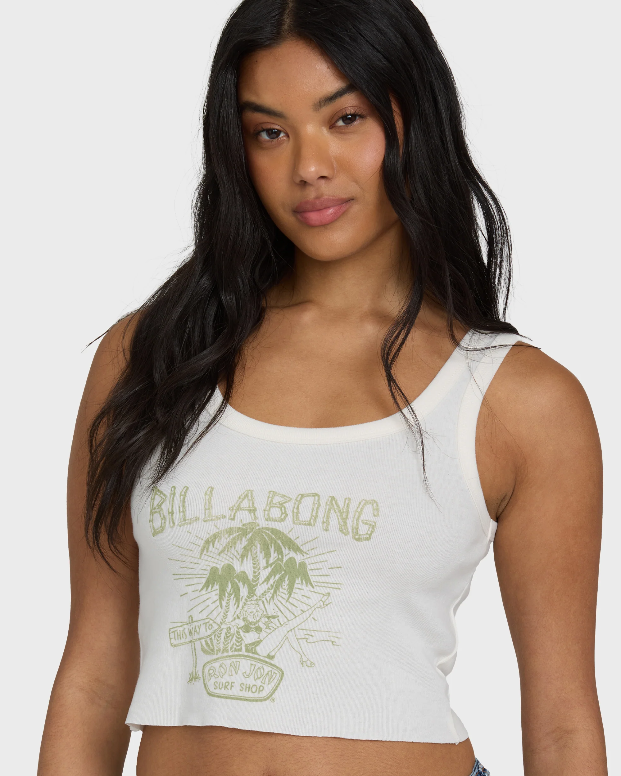 Hula Club Rj Tank Top - Salt Crystal - Image 2