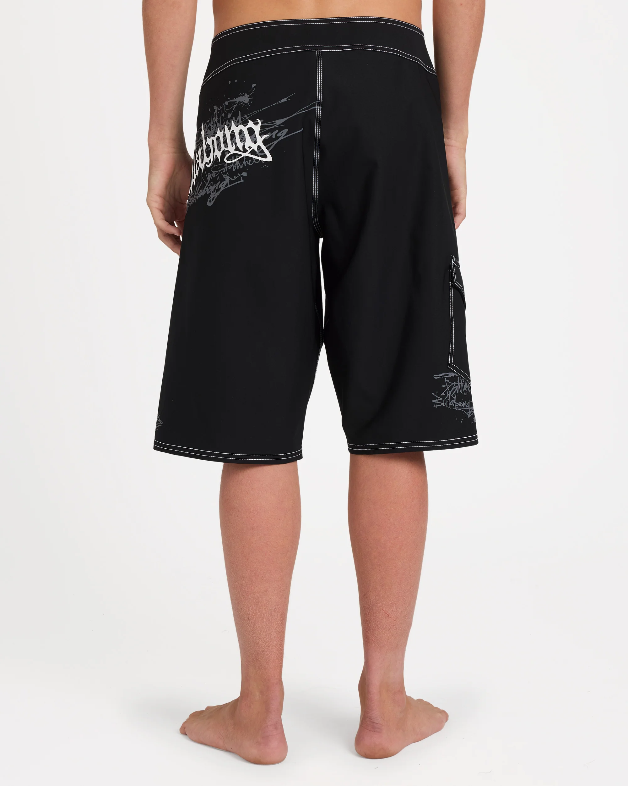 Immortal Pro 22" Boardshorts - Black - Image 4