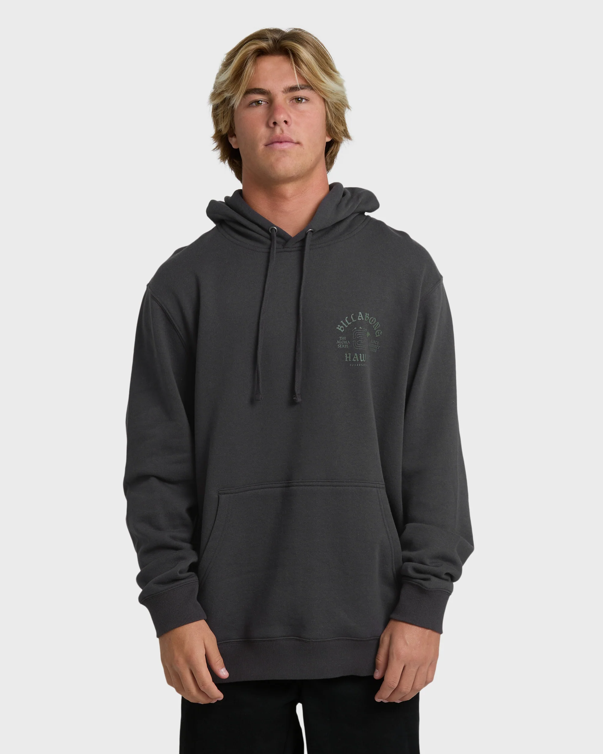 Island Chain Hawaii Pullover Hoodie - Black - Image 2