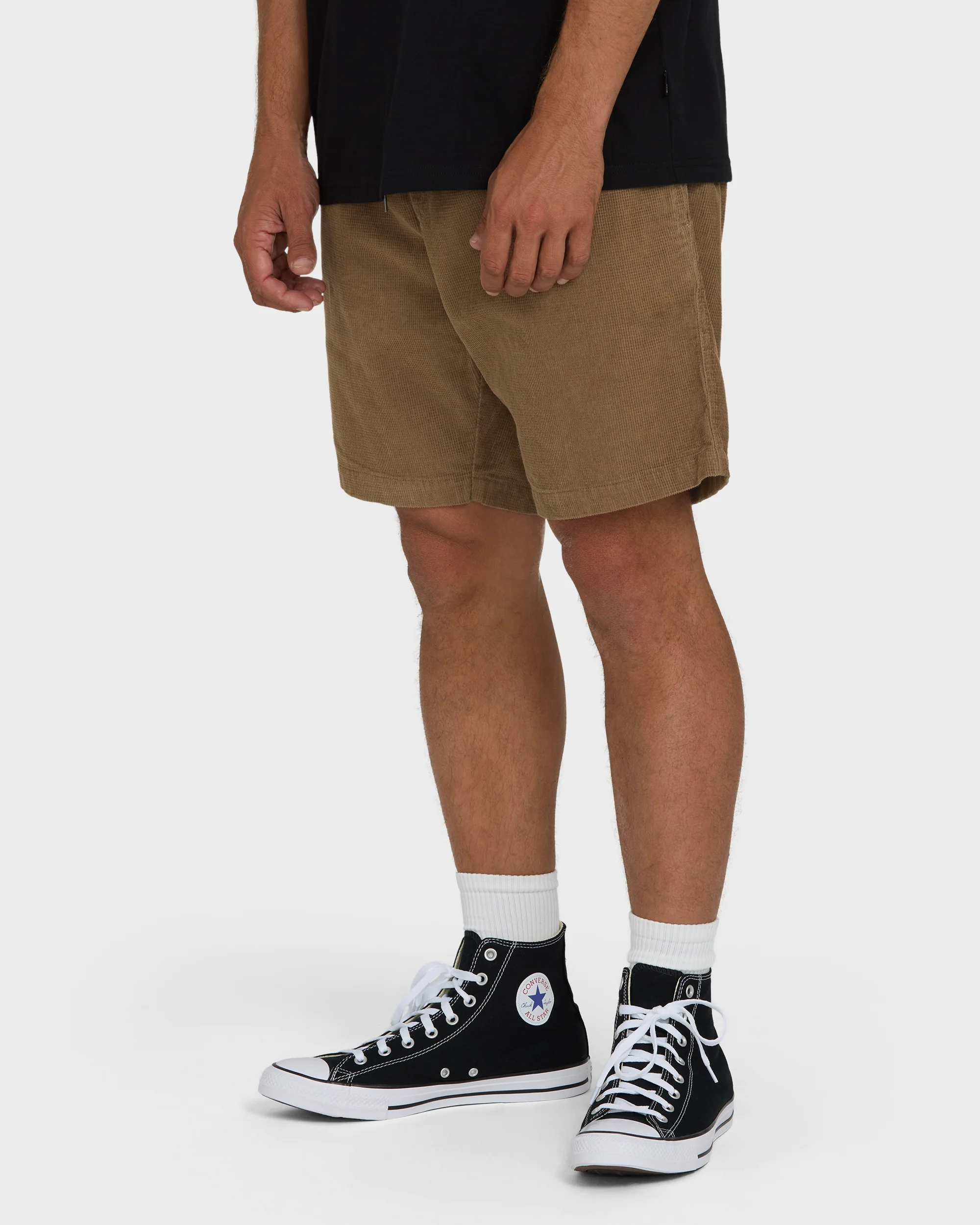 Larry Layback 17" Corduroy Shorts - Vintage Khaki - Image 3