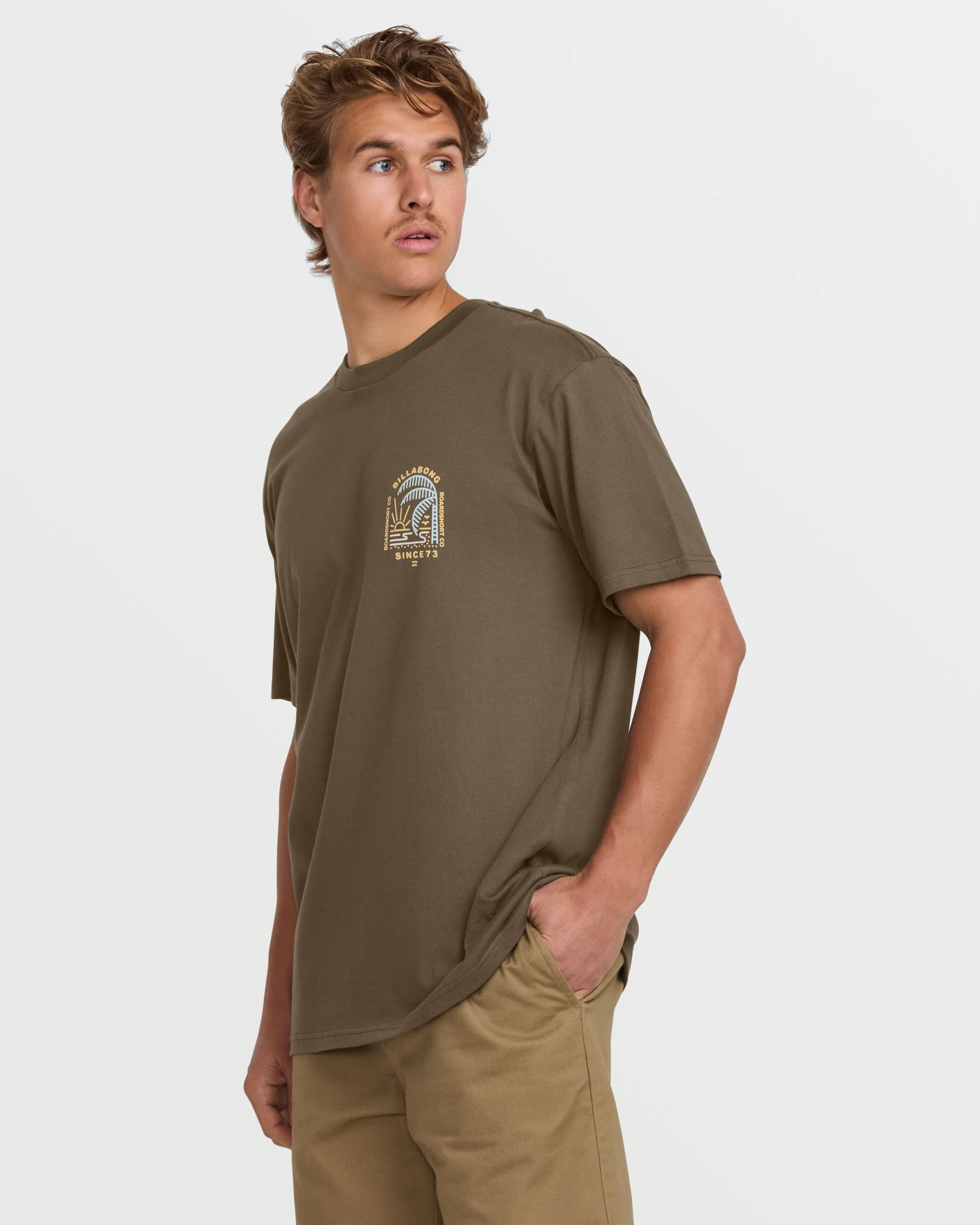 Last Light Premium Short Sleeve Tee - Brown - Image 3