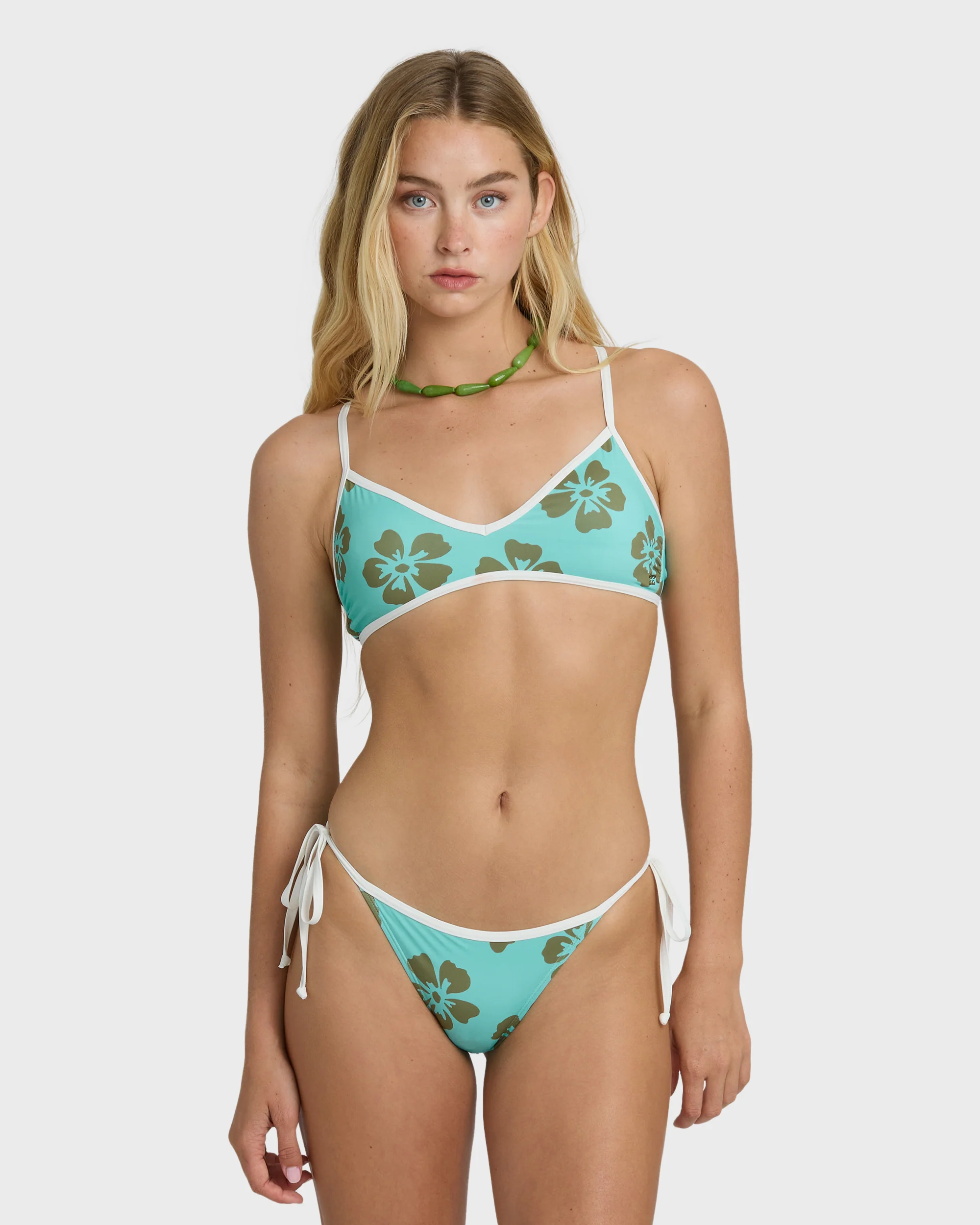 Womens Last Summer Tie Side Tropic Bikini Bottom - Image 2