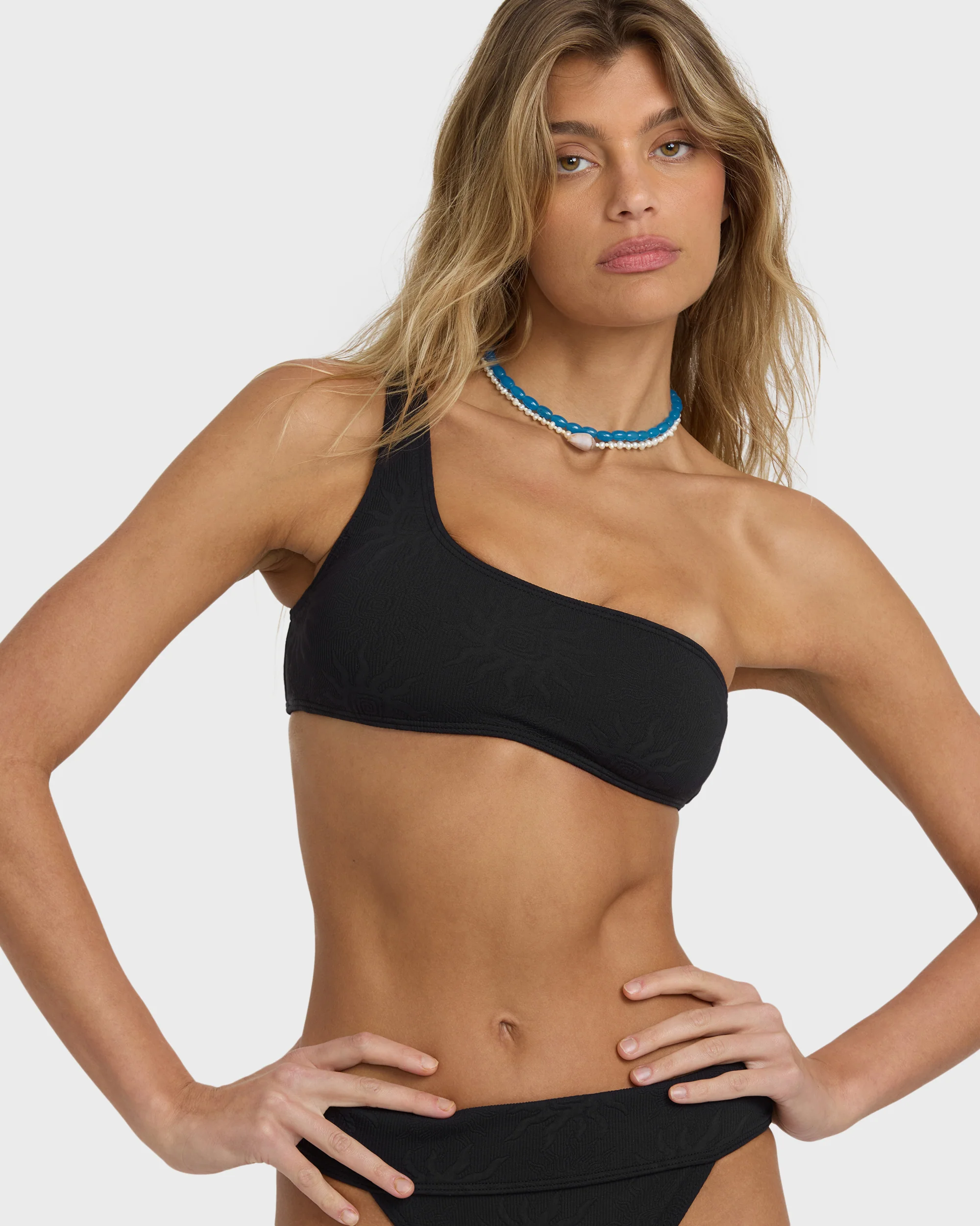 Womens Laura Twisted Sun One Shoulder Bikini Top - Image 2