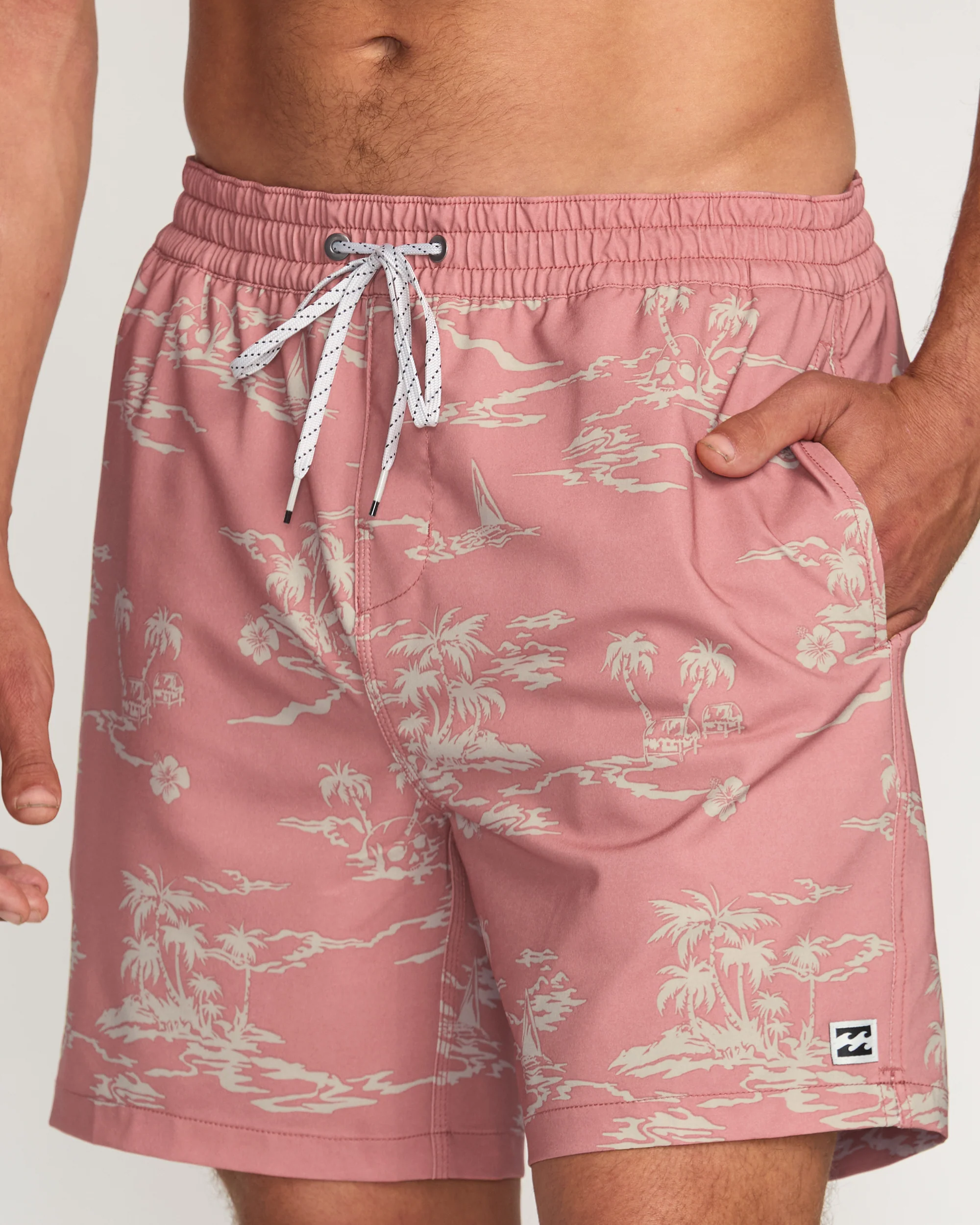 Lineup Laybacks 16" Trunks - Dusty Rose - Image 8