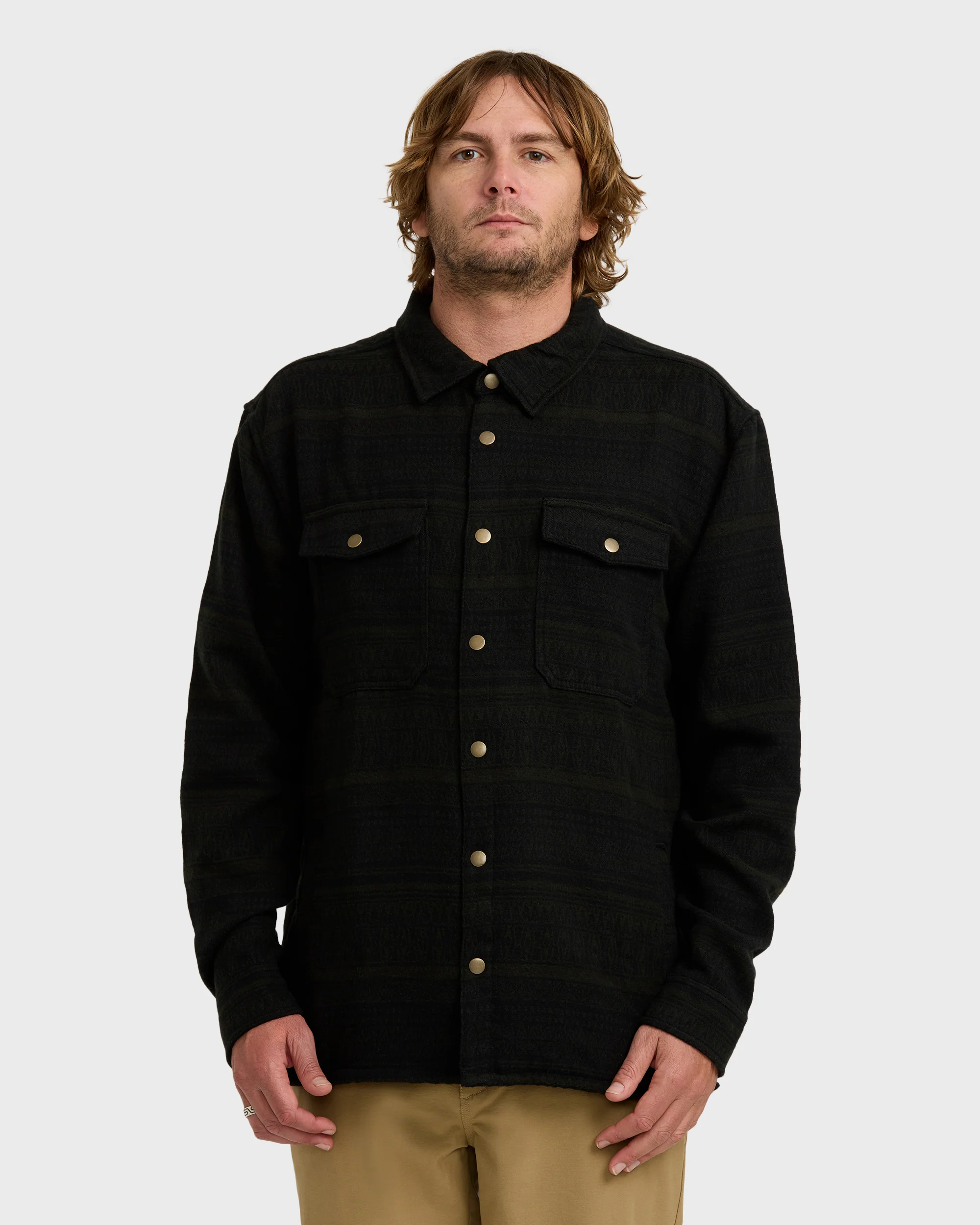 Lodge Long Sleeve Shirt - Dark Military