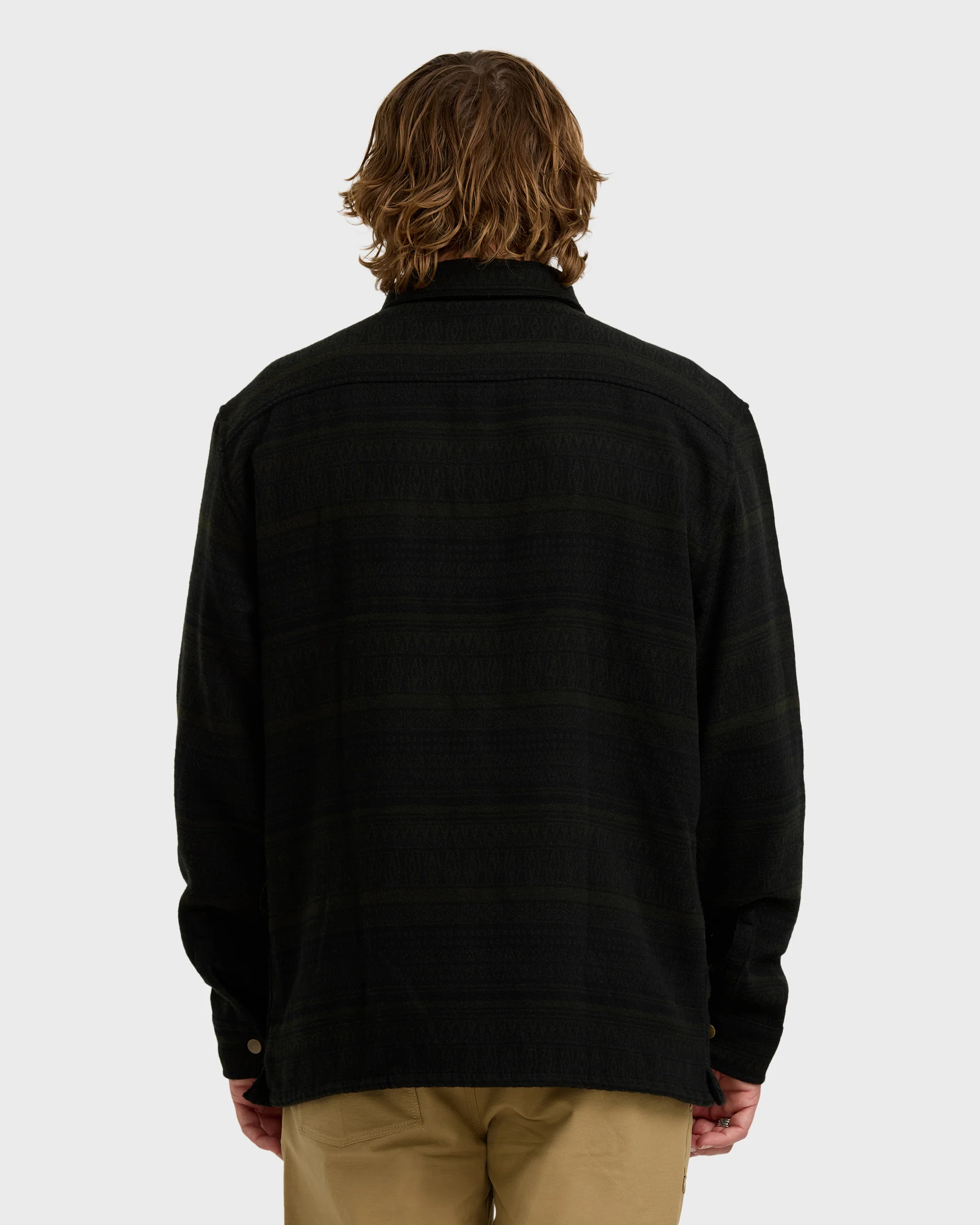 Lodge Long Sleeve Shirt - Dark Military - Image 5