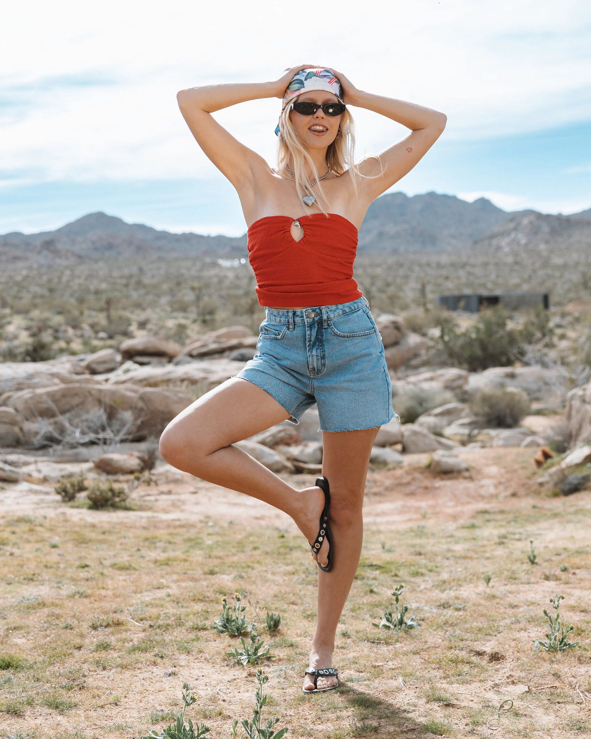Womens Lottie Hall Splasher Knit Tube Top - Image 5