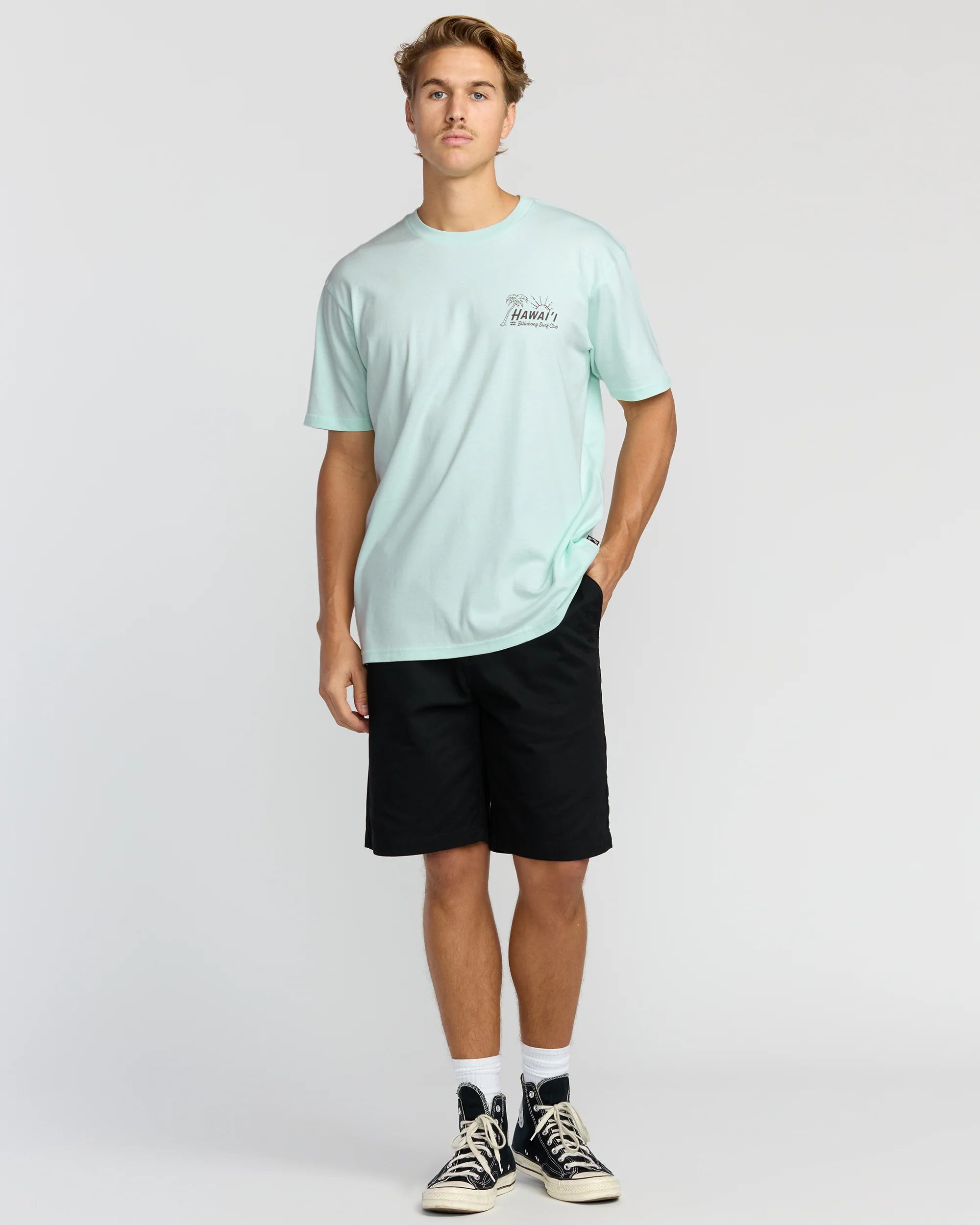 Lounge Hi Premium Short Sleeve T-Shirt - Sea Glass - Image 4