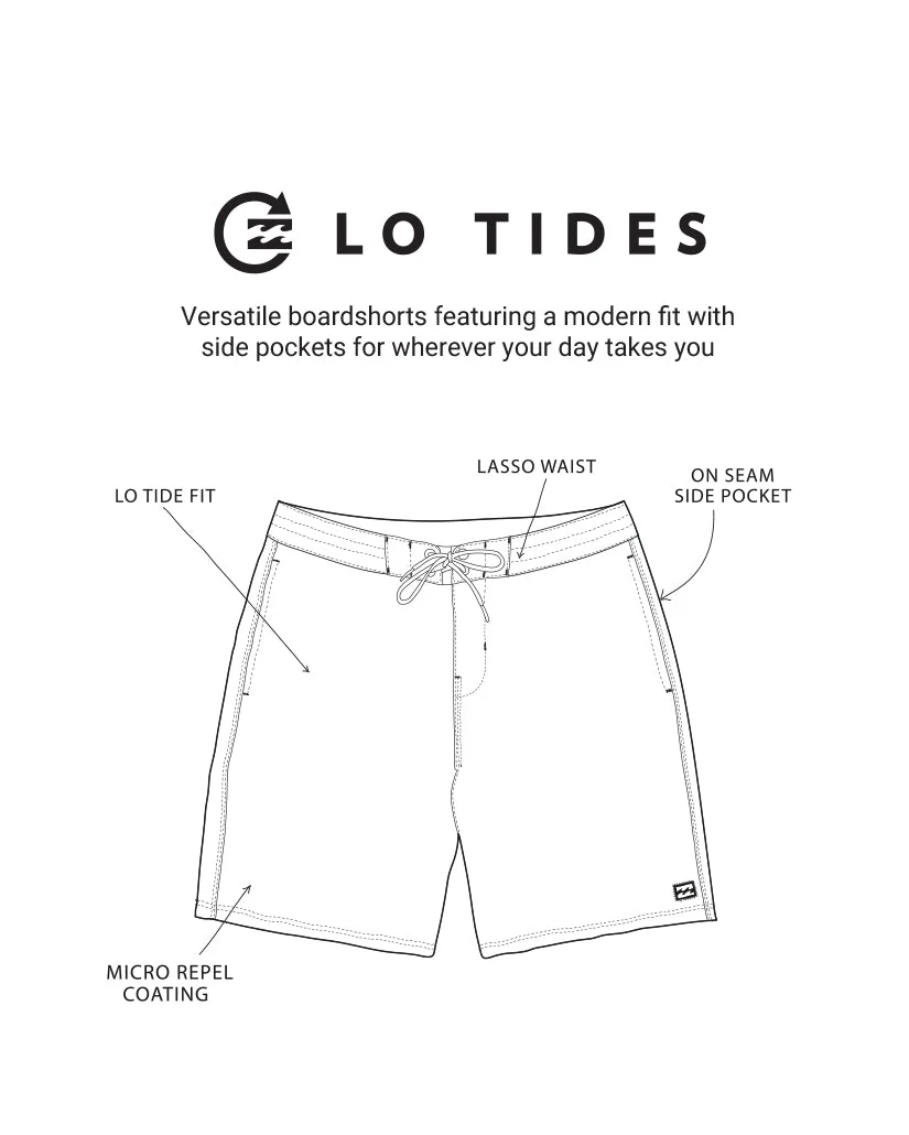Mens Lowers Lo Tides 18.5" Boardshorts - Image 3