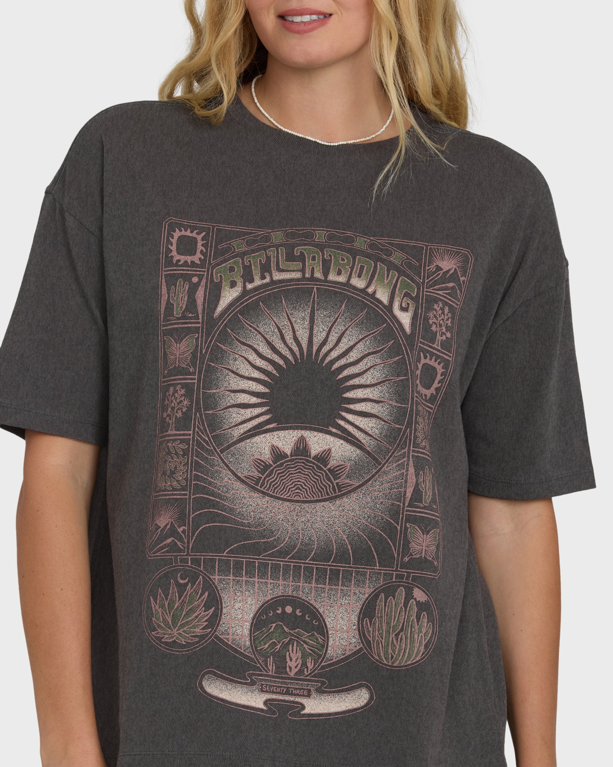 Natural Collection Short Sleeve Knit T-Shirt - Off Black - Image 5