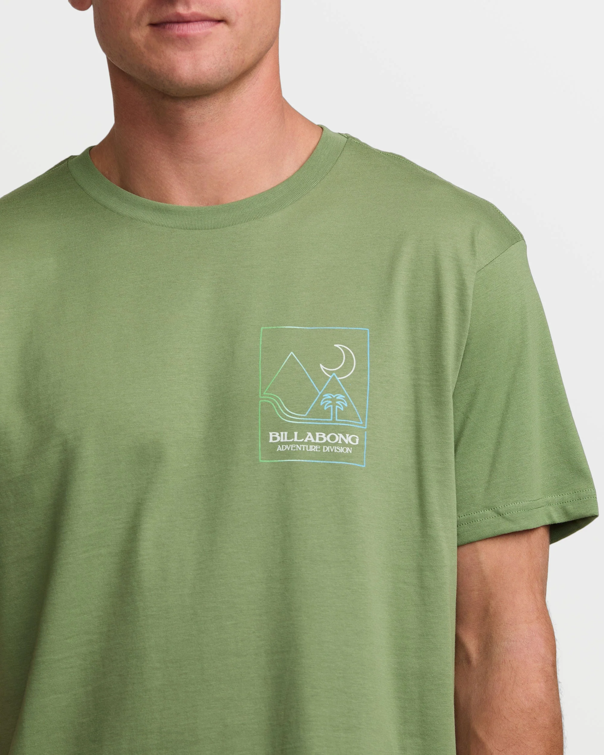 Night Park A/Div Tee - Moss - Image 4