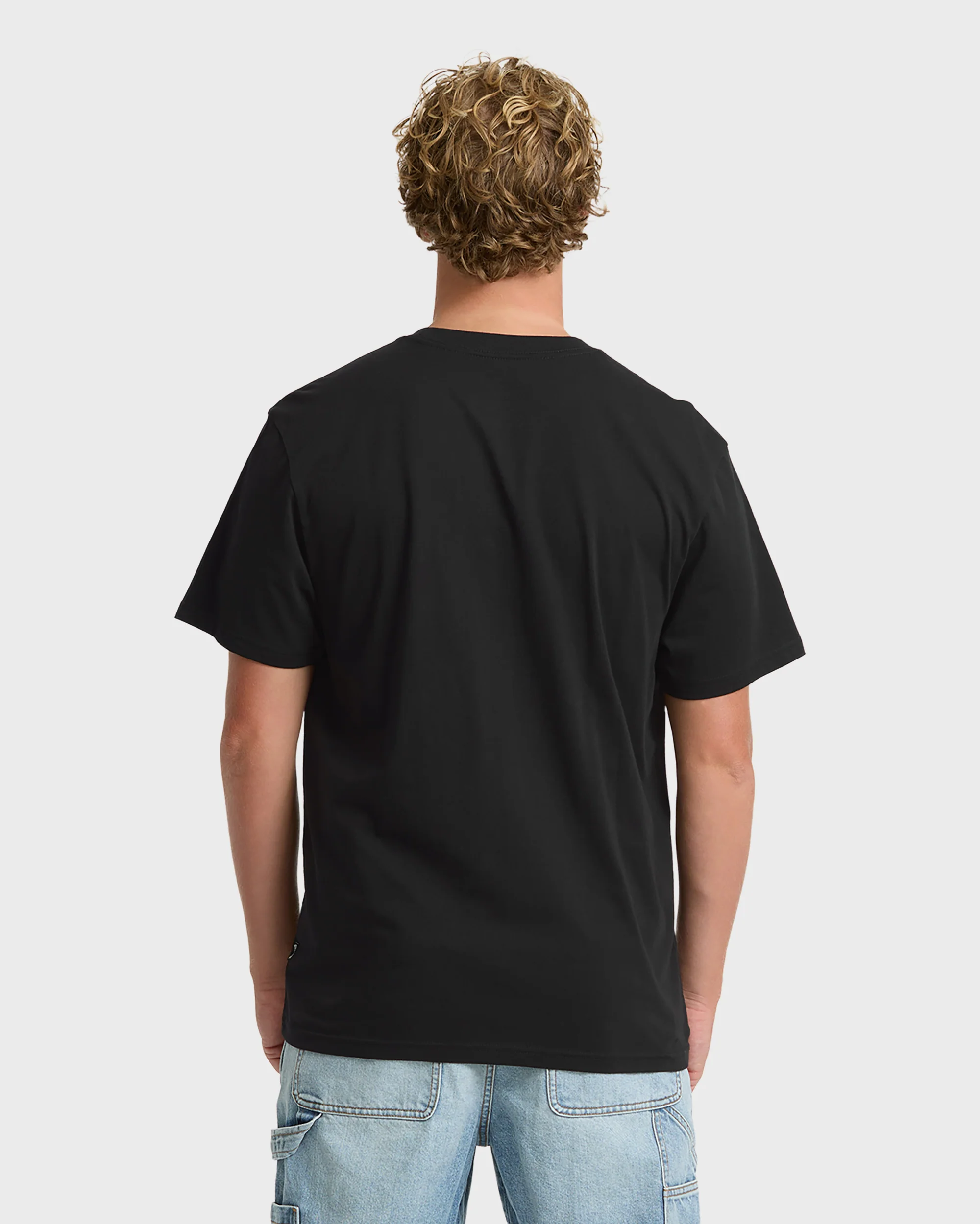 Occys Point Premium Short Sleeve Cotton T-Shirt - Black - Image 2