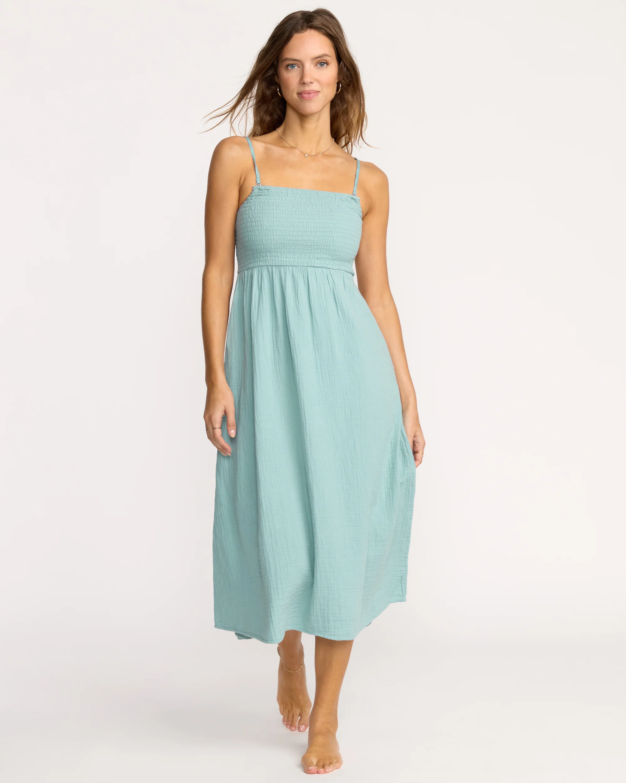 Womens Off The Coast Midi Dress - Image 3