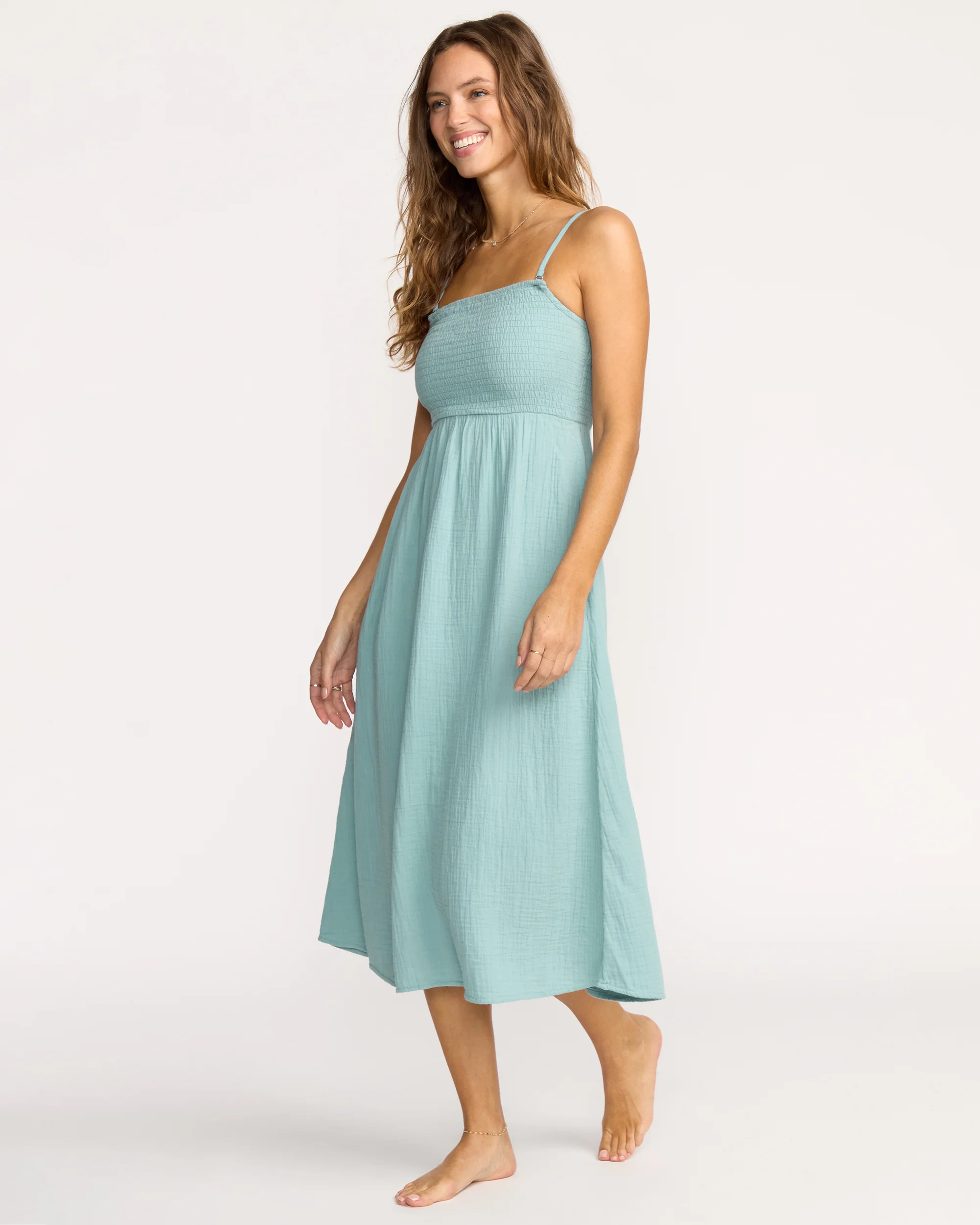 Womens Off The Coast Midi Dress - Image 4