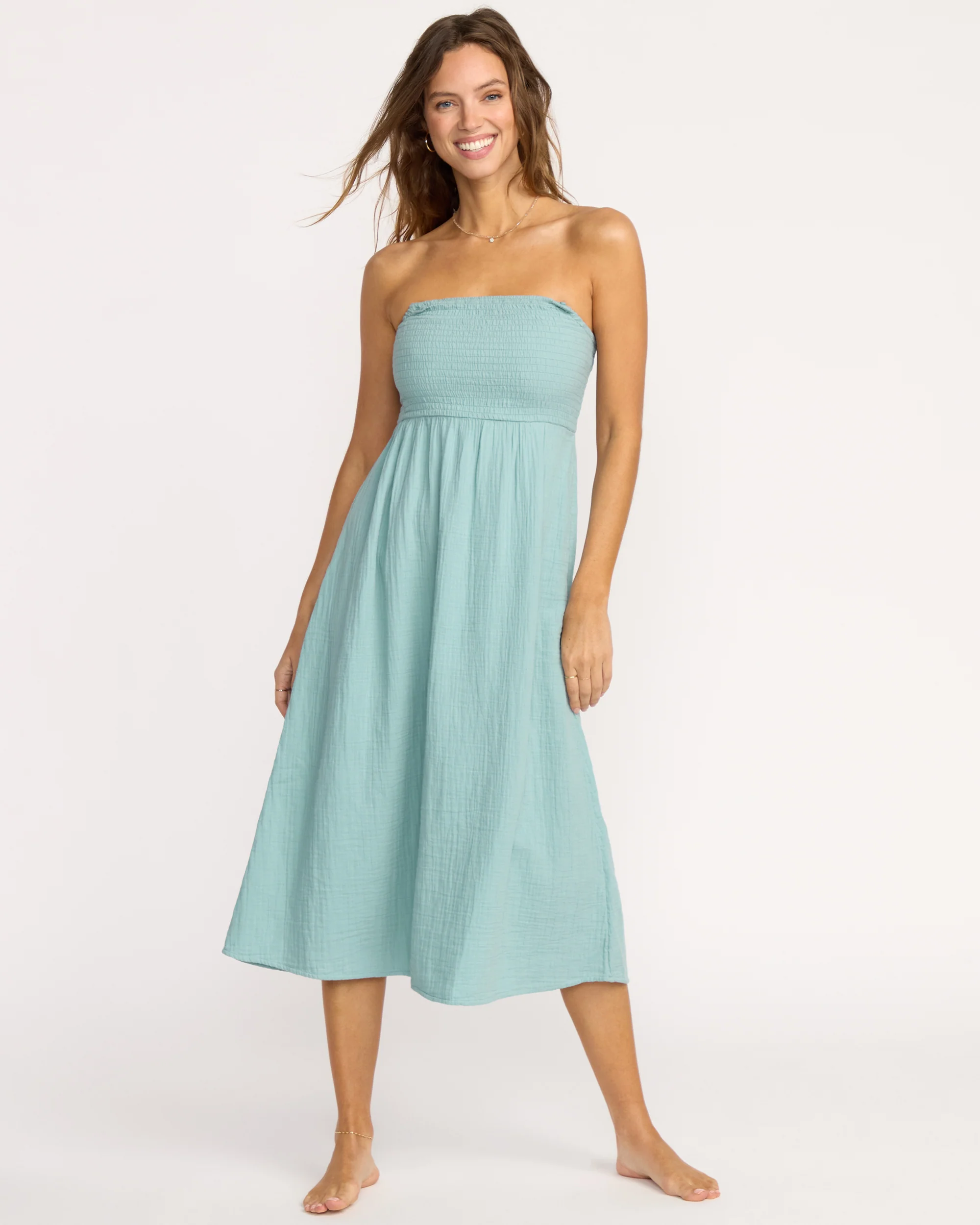 Womens Off The Coast Midi Dress - Image 5