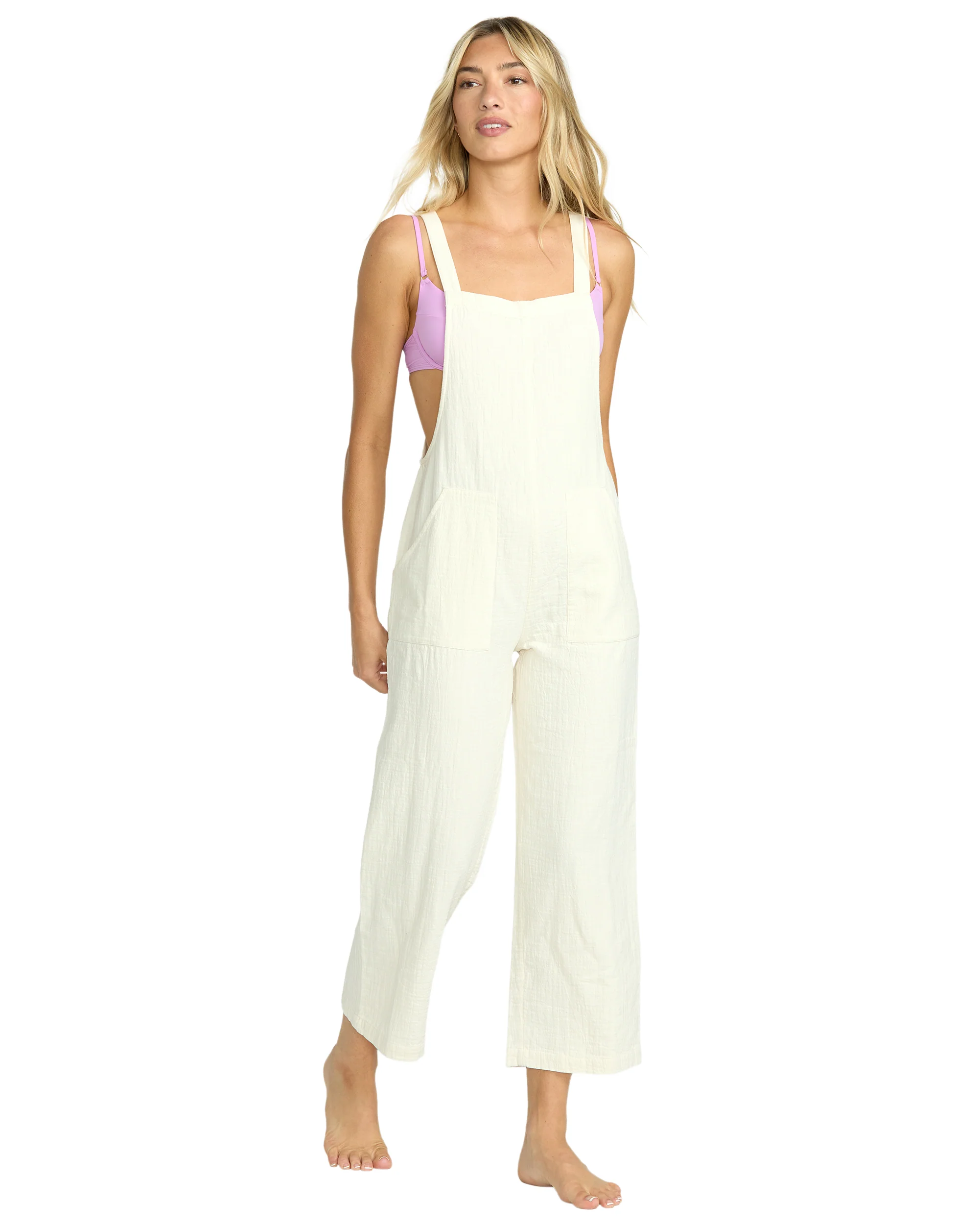 Pacific Time Overalls - White Cap - Image 4