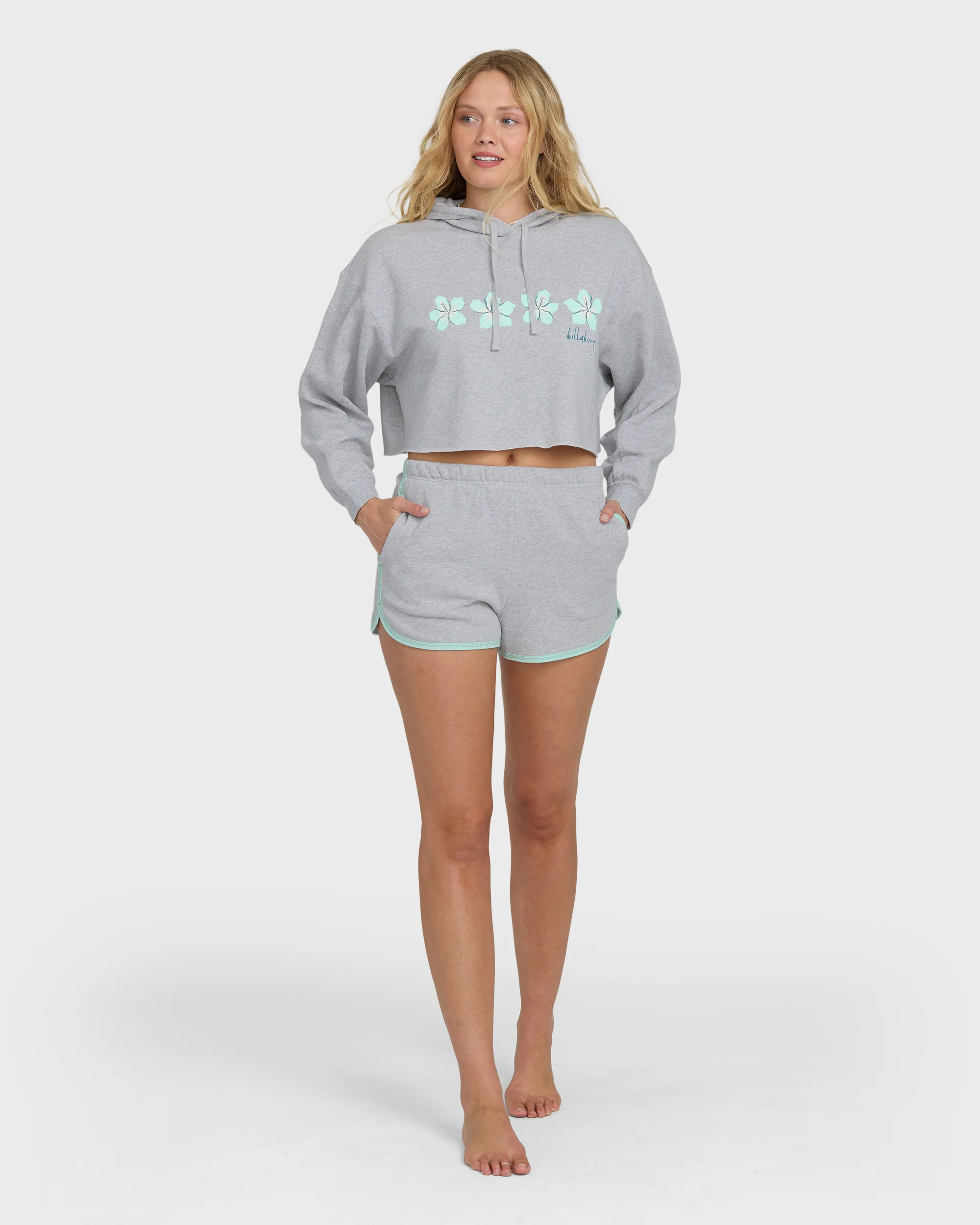 Palmer Fleece Shorts - Heather Gray - Image 4