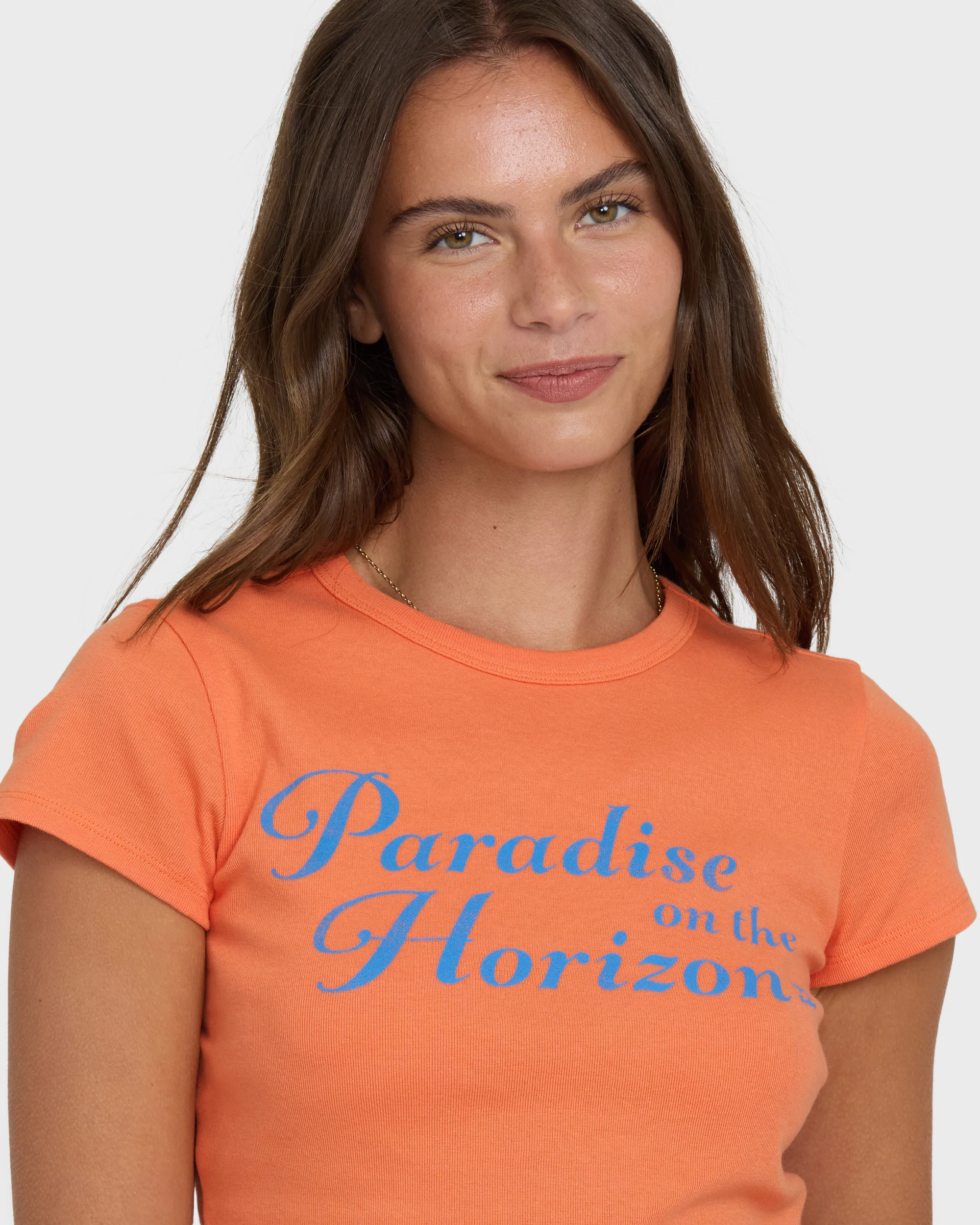 Paradise Horizon Short Sleeve T-Shirt - Saffron - Image 5