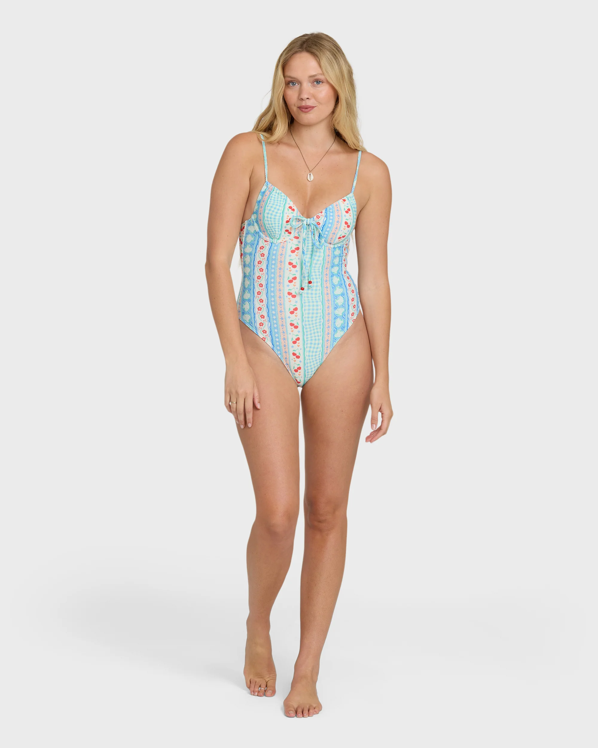 Picnic Ella Hawaii One-Piece Swimsuit - Dream Blue - Image 4