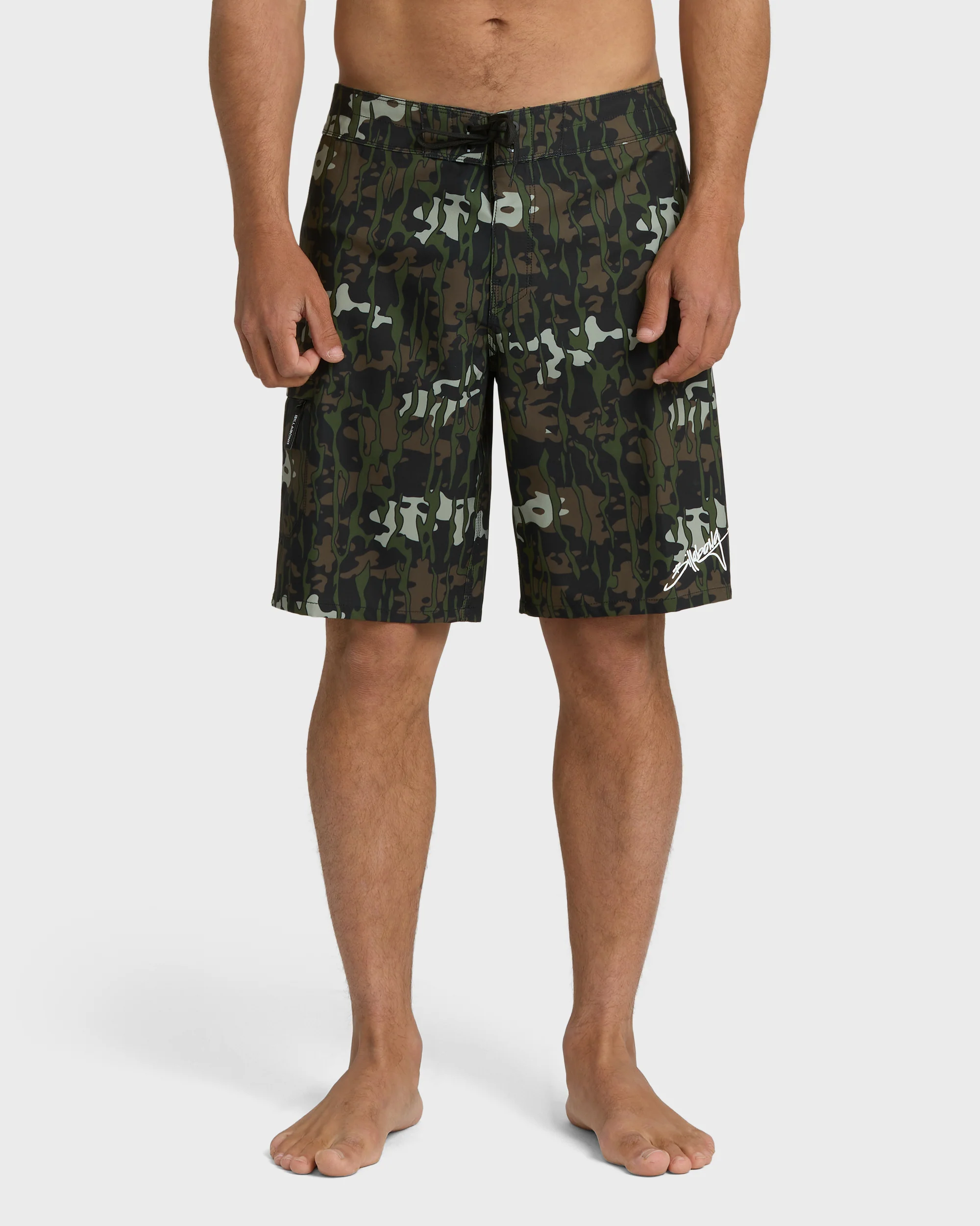 Piped Pro 19" Boardshorts - Camo - Camo