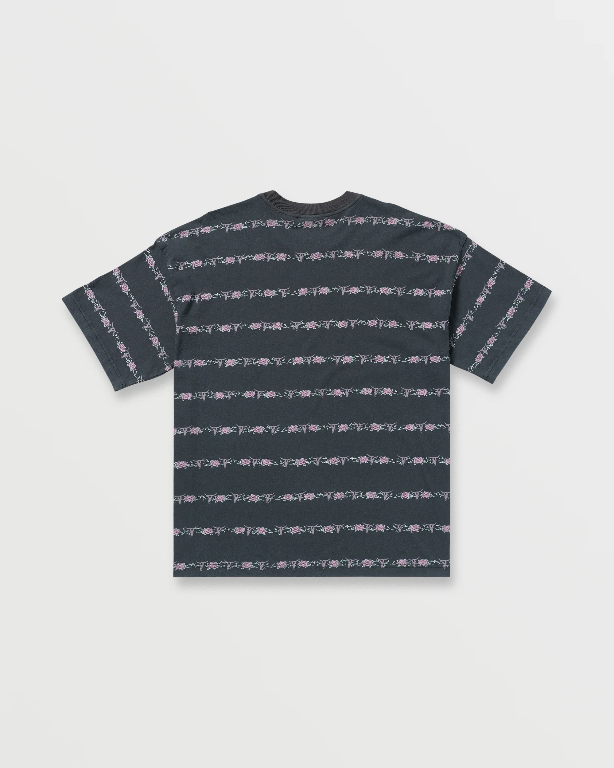 Raging Bull Stripe Tee - Washed Black - Image 7