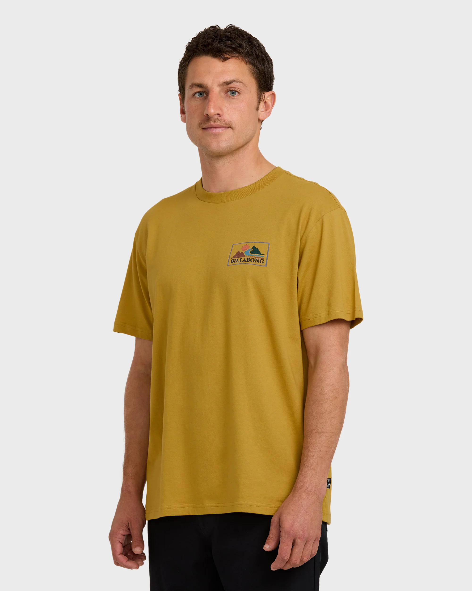 A/Div Range Short Sleeve T-Shirt - Mustard - Image 4
