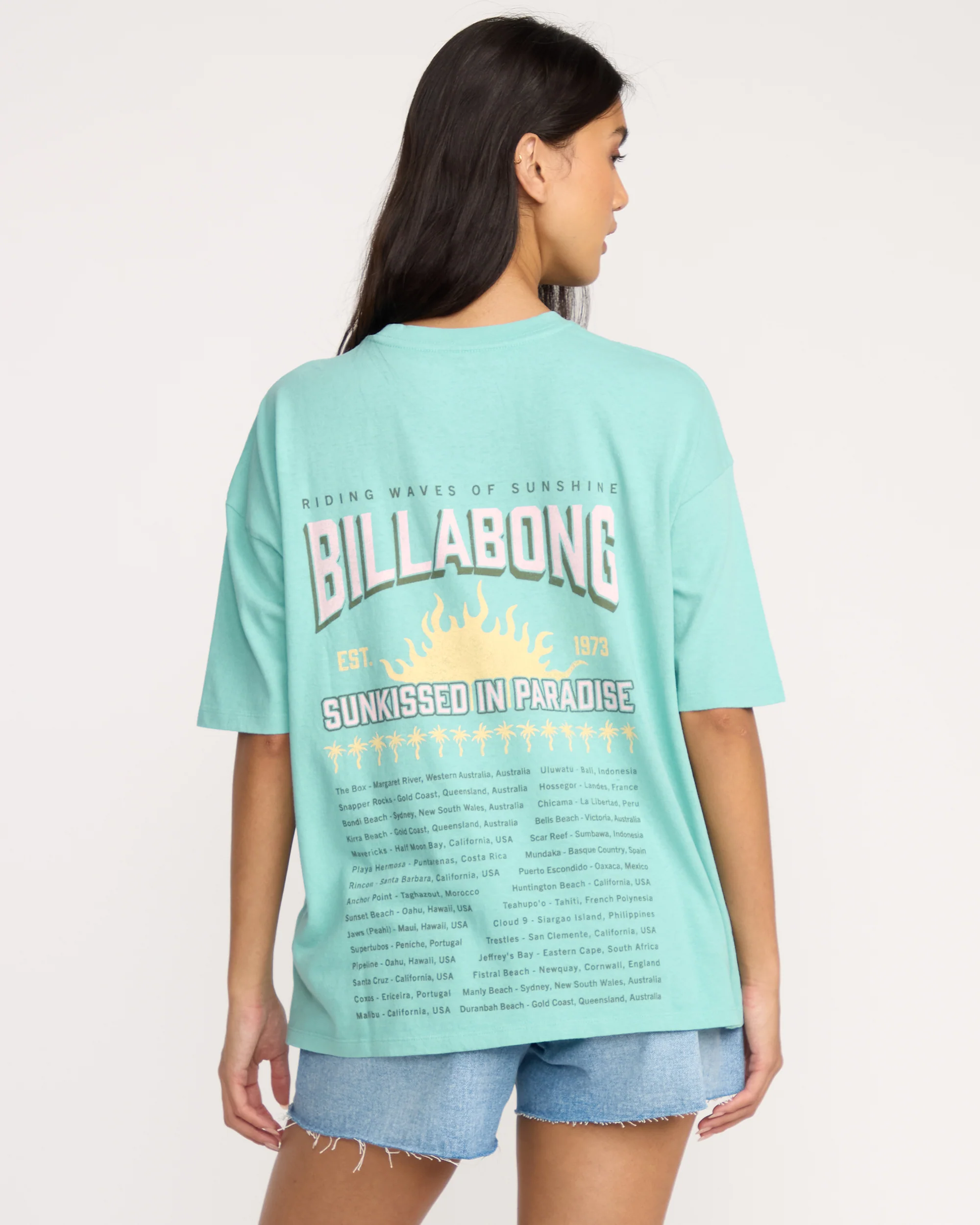 Reach For Sunshine T-Shirt - Misty Blue - Image 2
